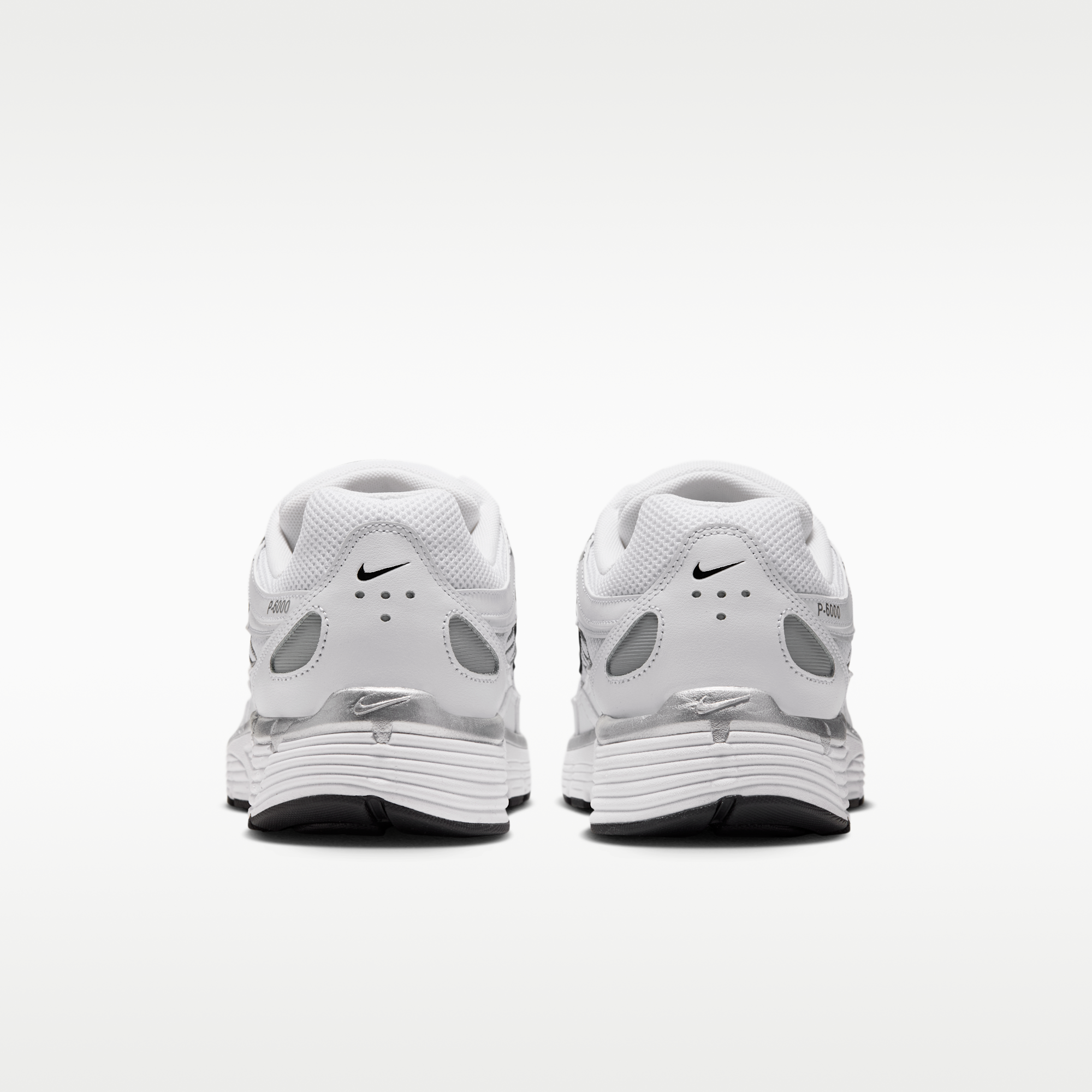 Nike P-6000 - Λευκό/Μαύρο/Metallic Silver - 6