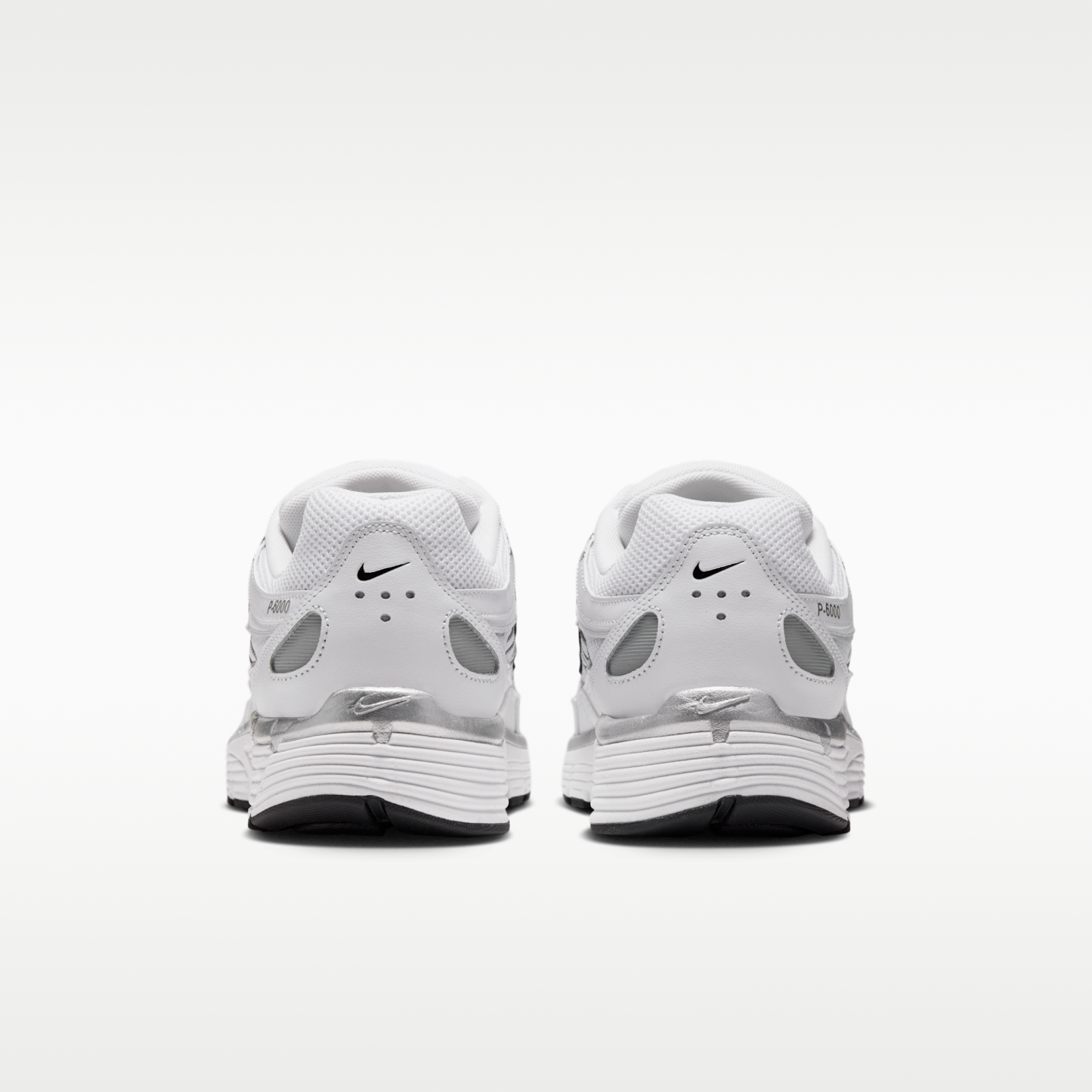 Nike P-6000 - Λευκό/Μαύρο/Metallic Silver - 6