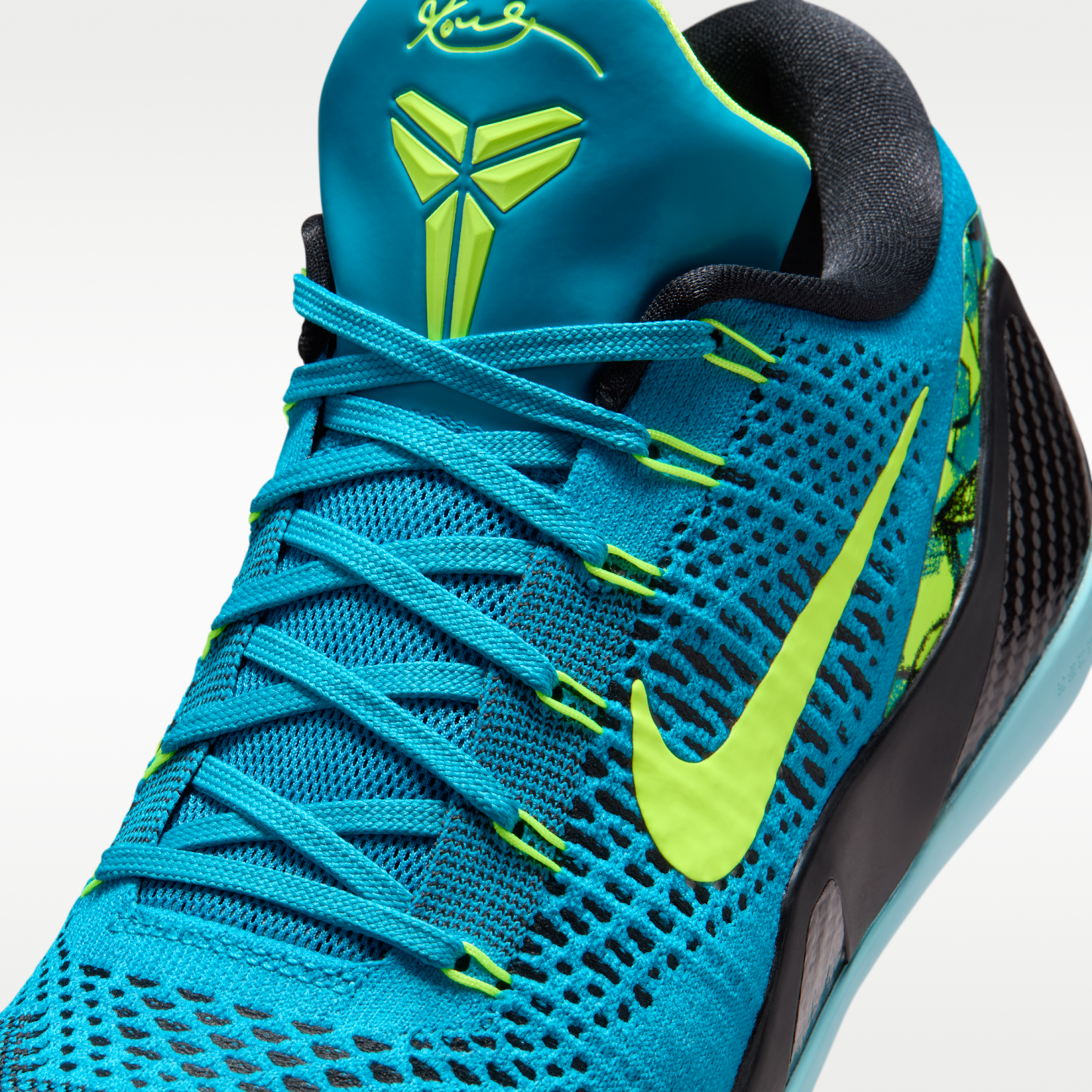 Kobe IX Elite Low Protro - Neo Turquoise/Volt - 7
