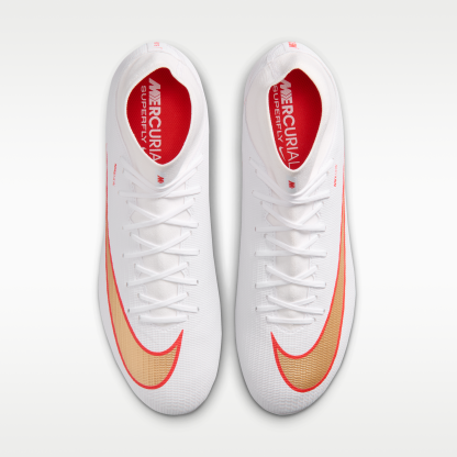 Nike Mercurial Superfly 11 Academy - Λευκό/Bright Crimson/Blur (IO1492-100) - 4