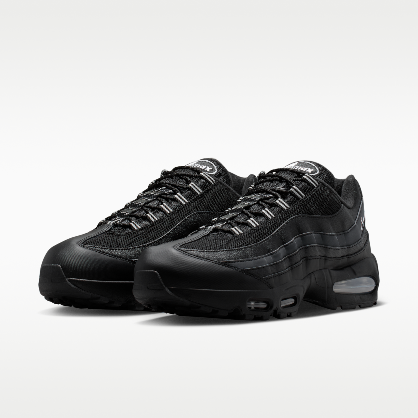 Nike Air Max 95 Big Bubble - Μαύρο/Metallic Silver/Cool Grey/Λευκό - 5