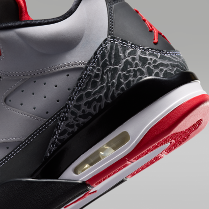 Jordan Son of Mars Low - Cement Grey/Μαύρο/Fire Red/Λευκό - 8