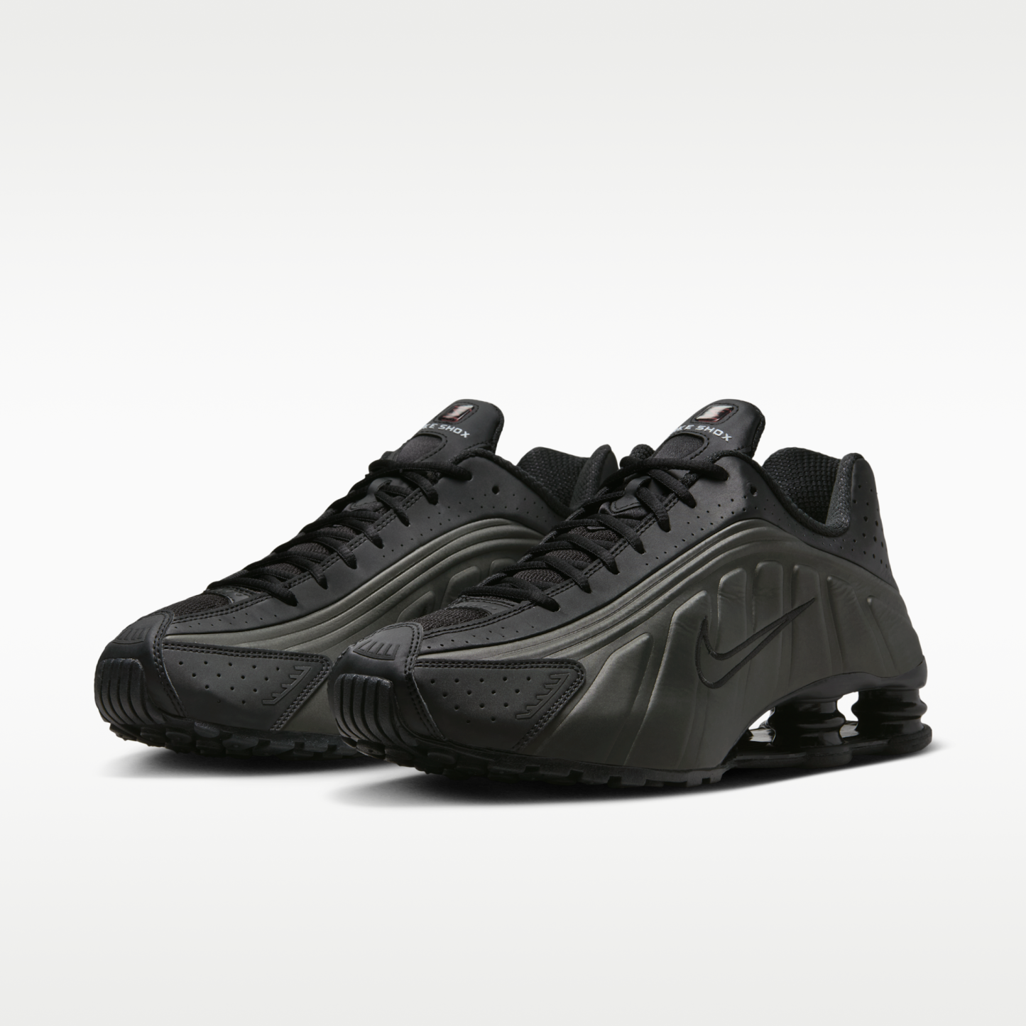 Nike Shox R4 - Μαύρο/Μαύρο/Bright Crimson/Μαύρο - 5