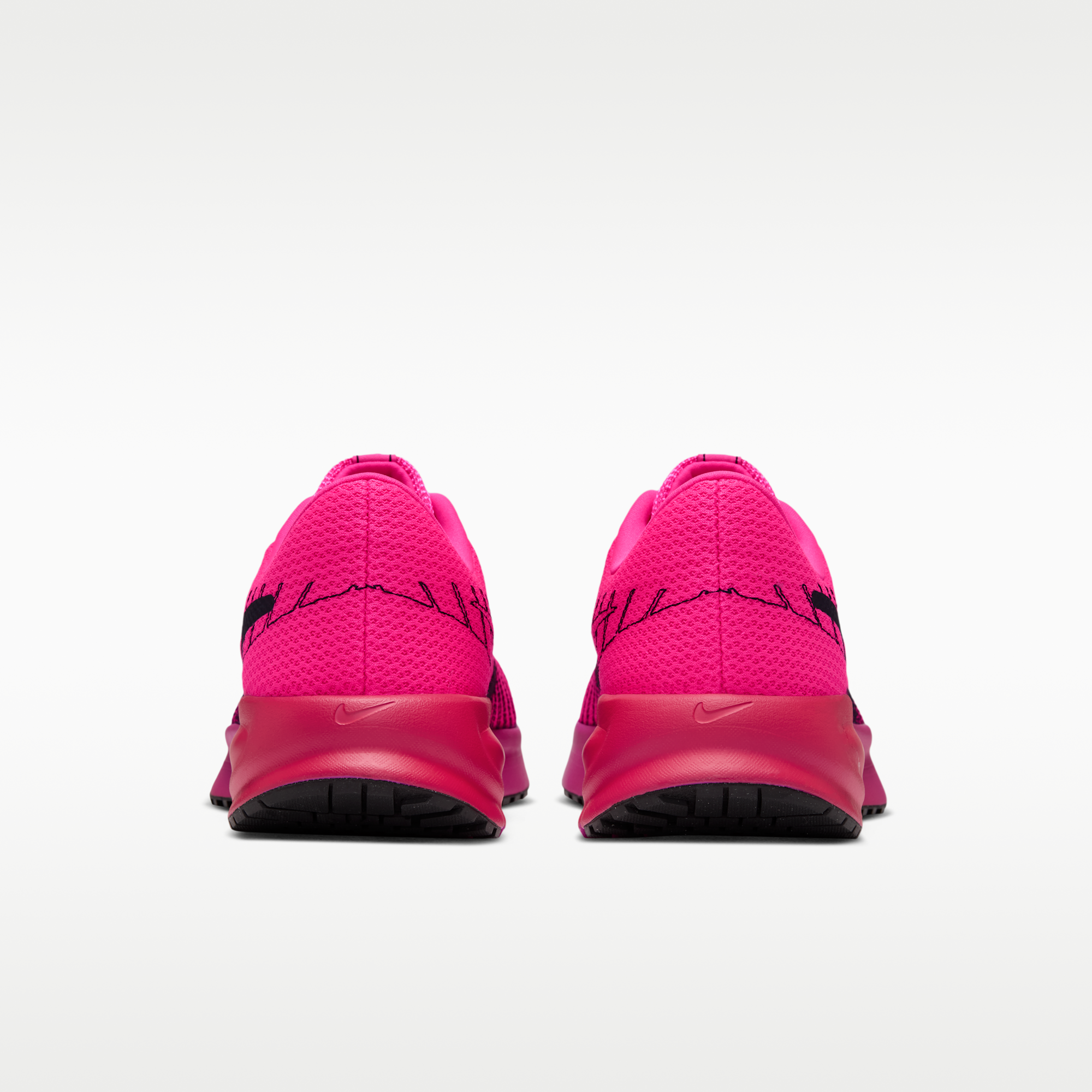 Nike Run Defy - Hyper Pink/Fuchsia Blast/Laser Crimson/Μαύρο - 6