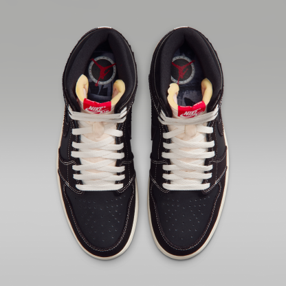 Air Jordan 1 Retro High OG Flight Club - Μαύρο/Sail/Gum Medium Brown/University Red - 4