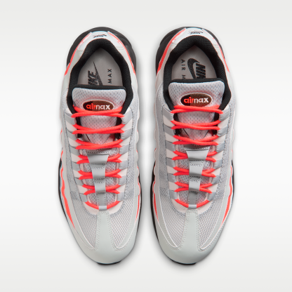 Nike Air Max '95 G - Light Silver/Light Smoke Grey/Bright Crimson/Μαύρο - 4