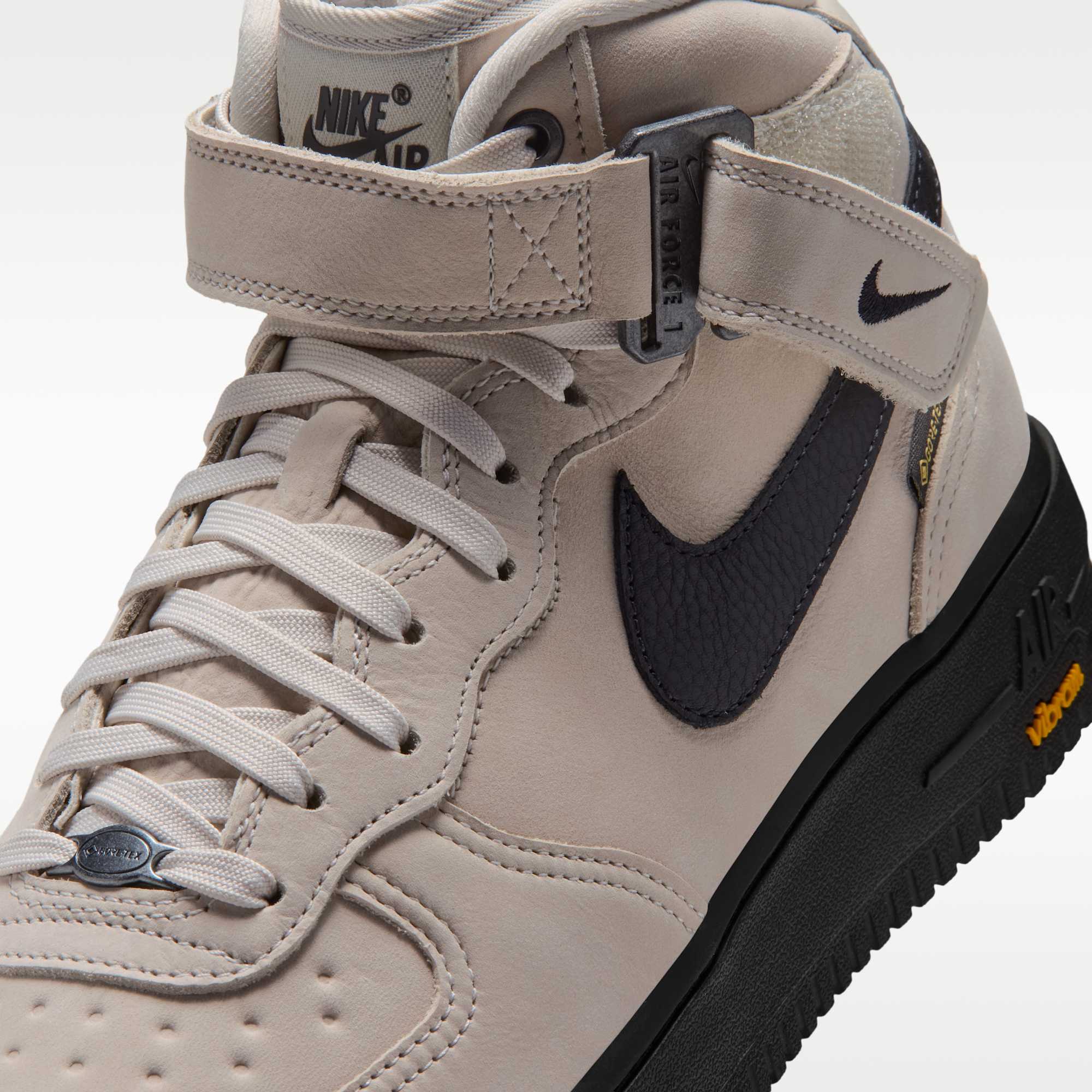 Nike Air Force 1 Mid '07 GORE-TEX Vibram - Summit White/Blue Tint/Μαύρο - 7