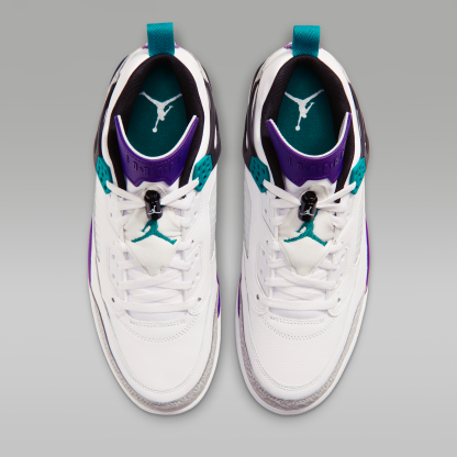Jordan Spizike Low - Λευκό/Court Purple/Light Smoke Grey/Rio Teal - 4