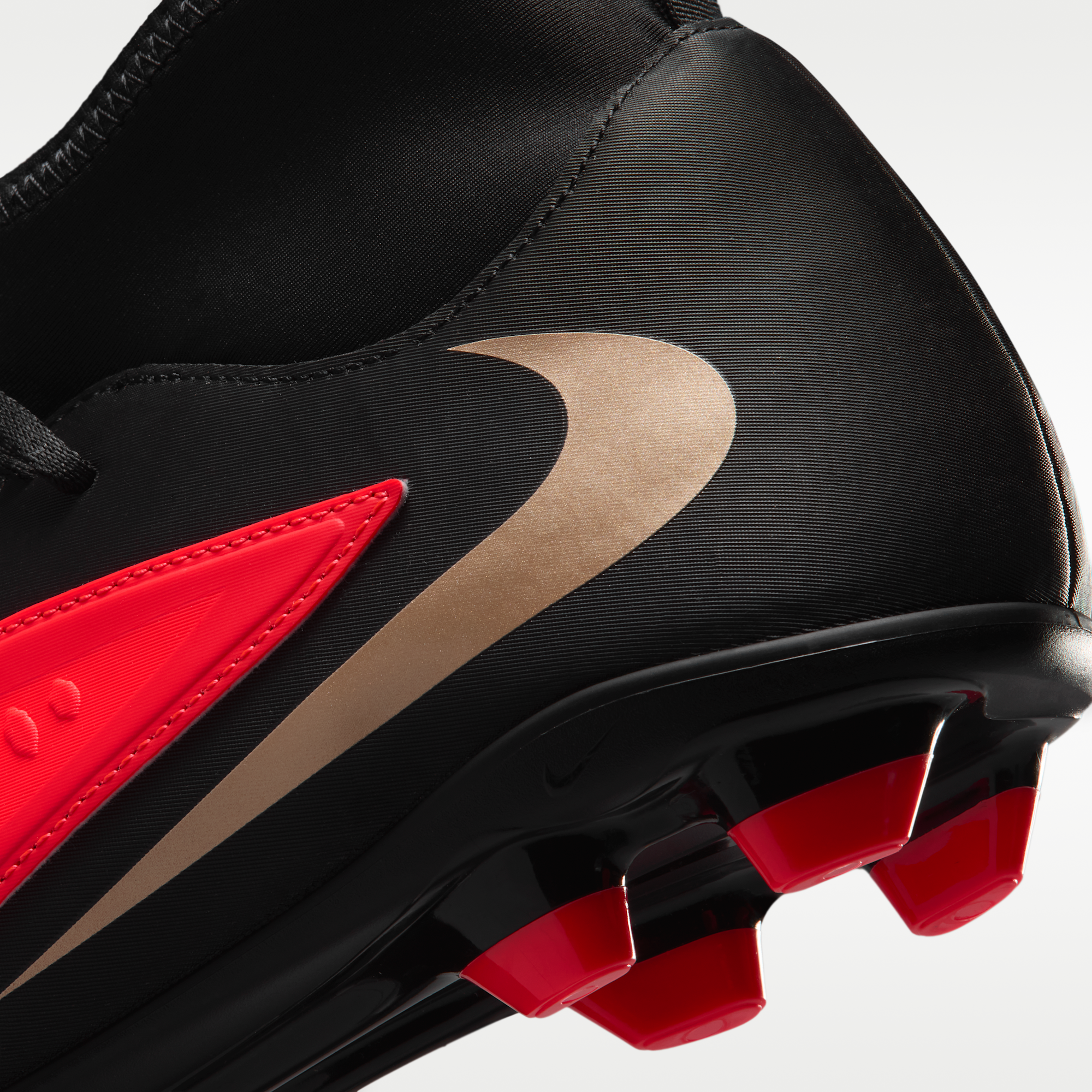 Nike Phantom 6 High Club - Bright Crimson/Μαύρο/Blur - 9