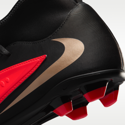 Nike Phantom 6 High Club - Bright Crimson/Μαύρο/Blur - 9