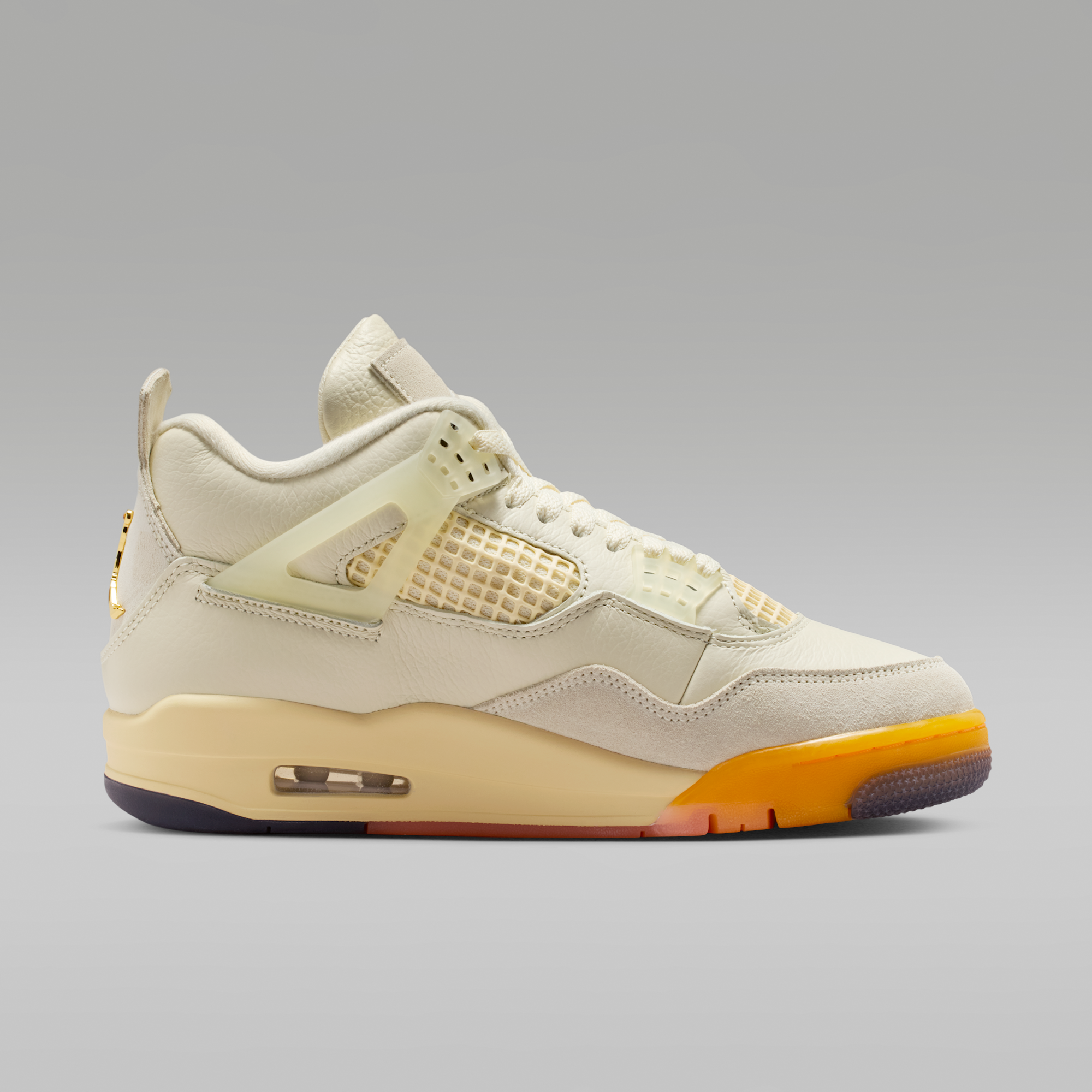 Air Jordan 4 Retro - Coconut Milk/Bright Mango/Bright Mango/Muslin - 3