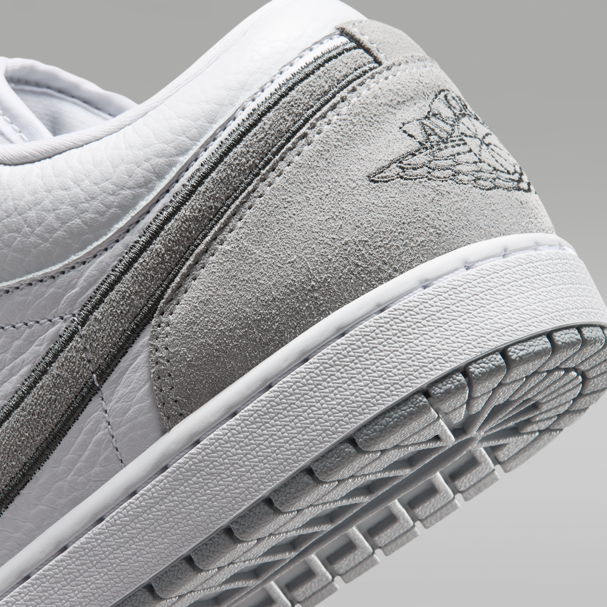 Air Jordan 1 Low SE - Λευκό/Iron Grey/Wolf Grey - 8