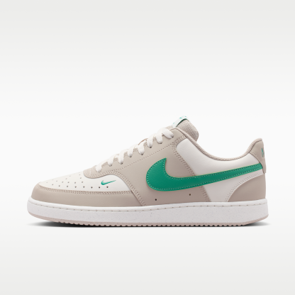 Nike Court Vision Low - Sail/Cream II/Emerald Green - 1