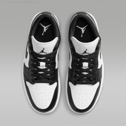 Air Jordan 1 Low - Λευκό/Λευκό/Μαύρο - 4