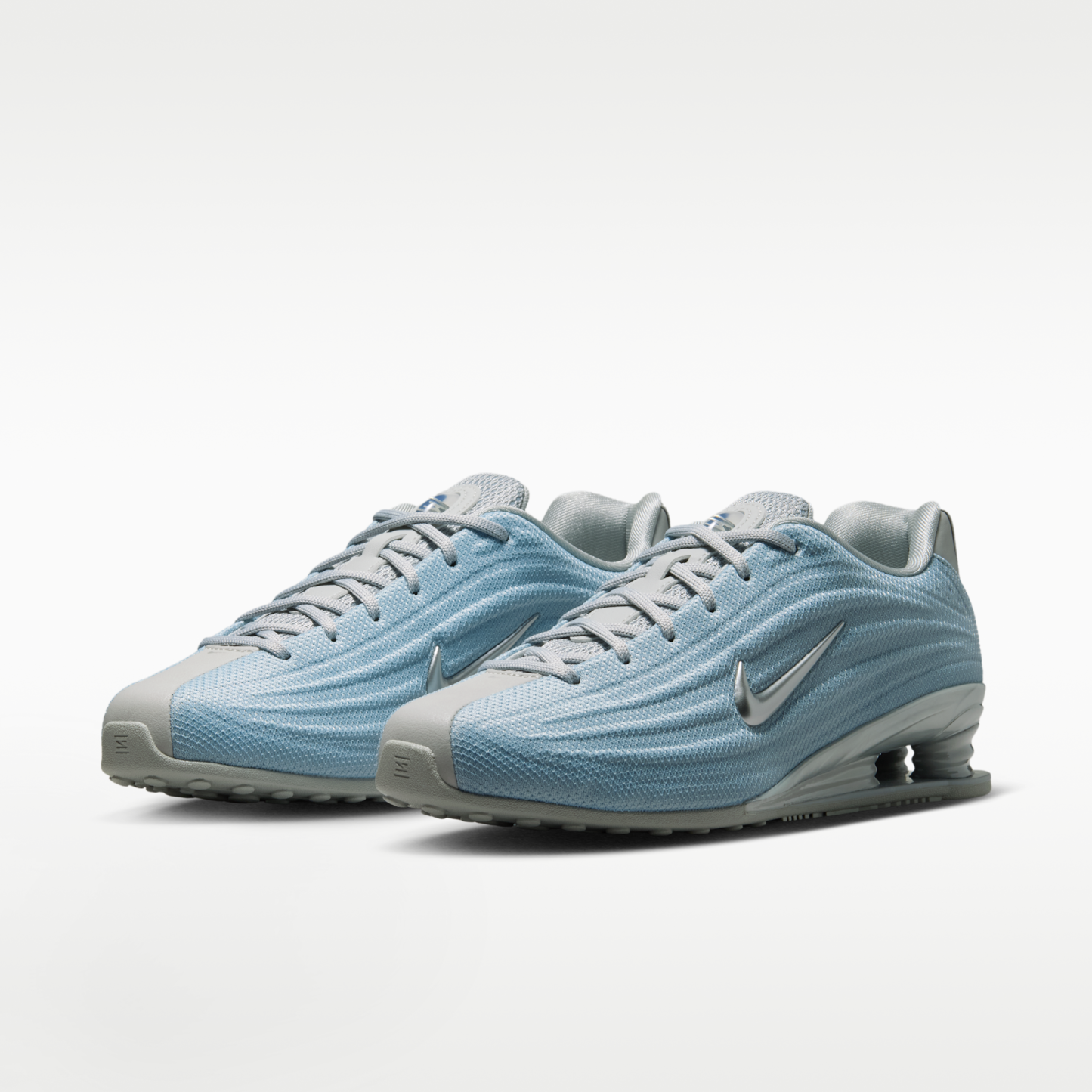 Nike Shox Z - Light Armory Blue/Flat Silver/Grey Fog/Metallic Silver - 5