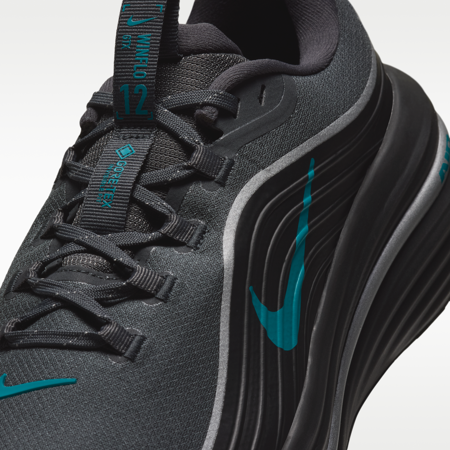 Nike Winflo 12 GORE-TEX - Anthracite/Μαύρο/Metallic Silver/Bright Spruce - 7