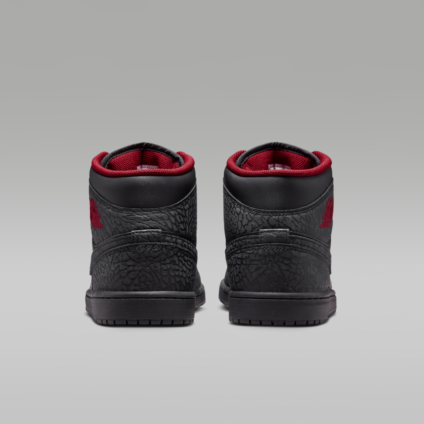 Air Jordan 1 Mid SE - Μαύρο/Μαύρο/Tough Red - 6