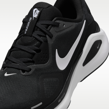 Nike Structure 26 - Μαύρο/Wolf Grey/Metallic Silver/Λευκό - 7