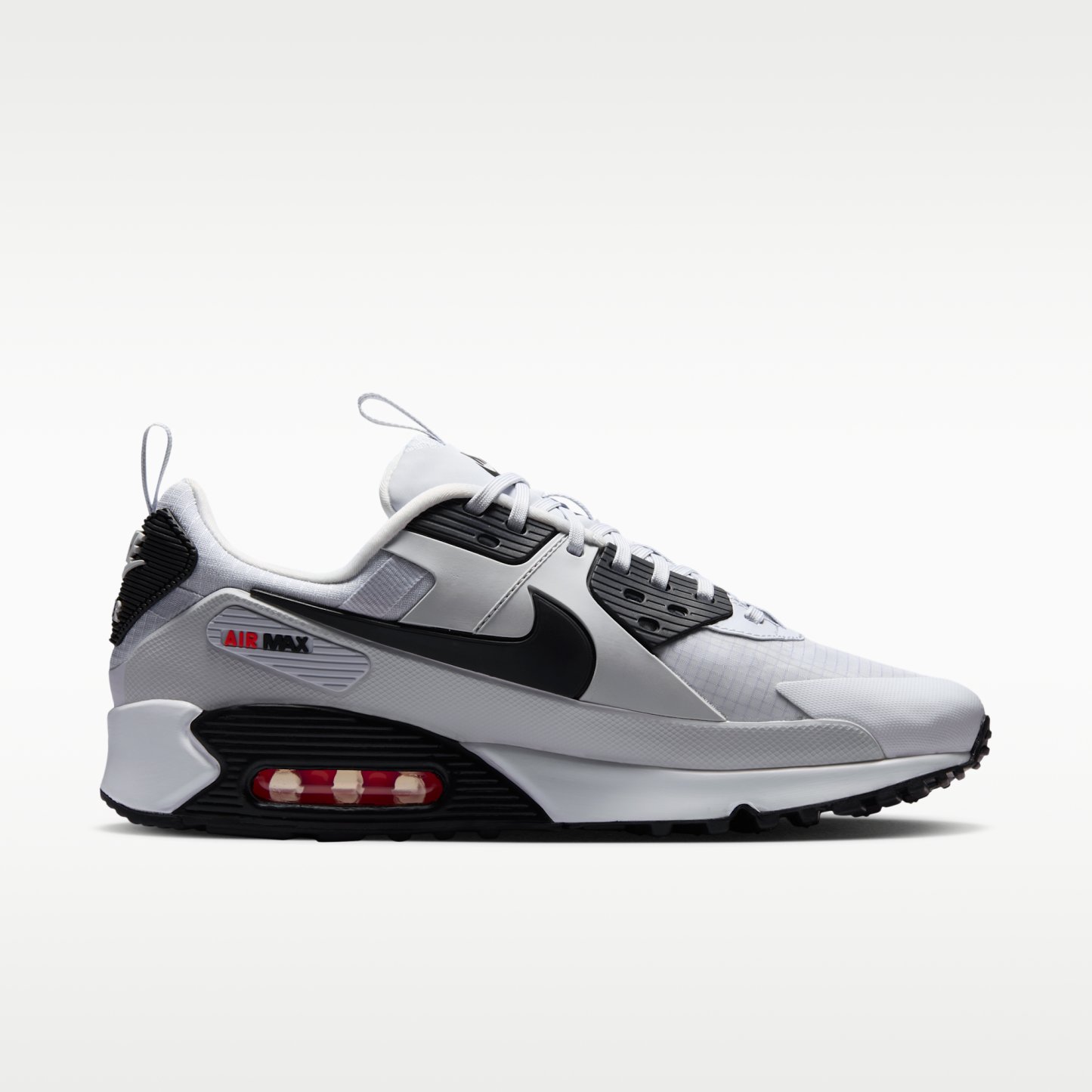 Nike Air Max 90 Drift - Pure Platinum/Bright Crimson/Μαύρο - 3