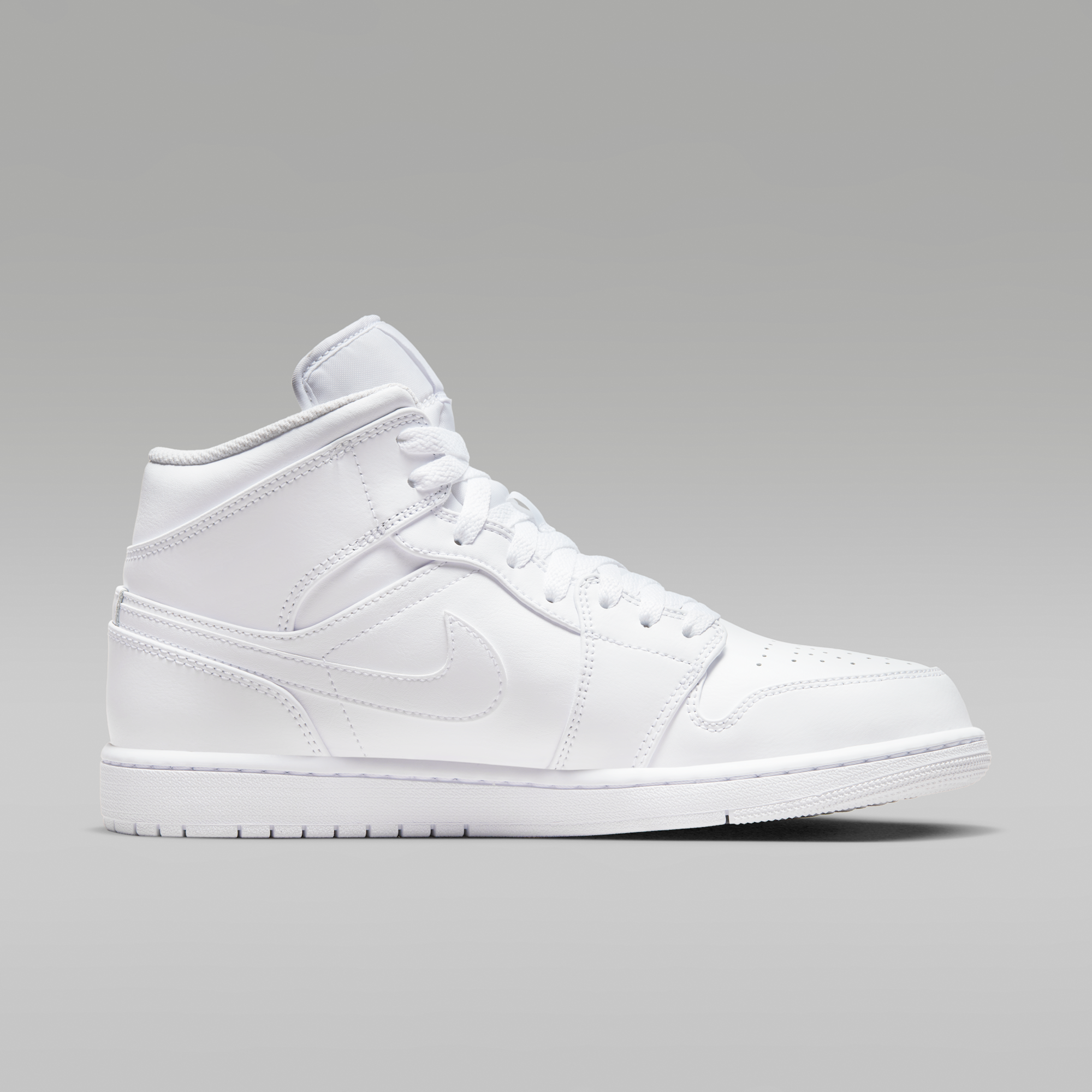 Air Jordan 1 Mid - Λευκό/Λευκό/Λευκό - 3