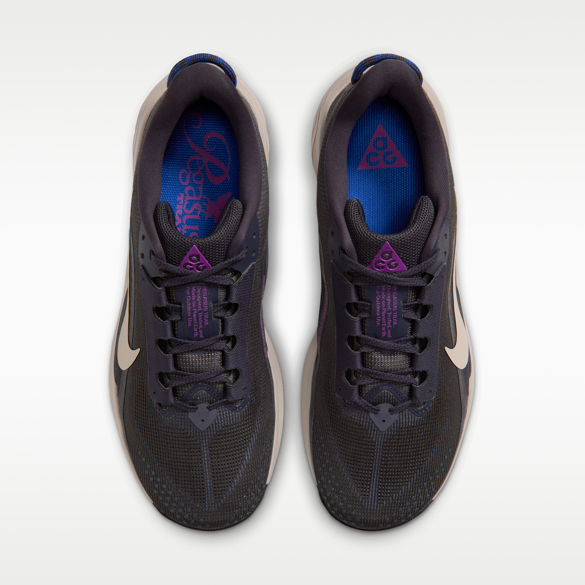 Nike ACG Pegasus Trail - Gridiron/Racer Blue/Vivid Purple/Cream II - 4