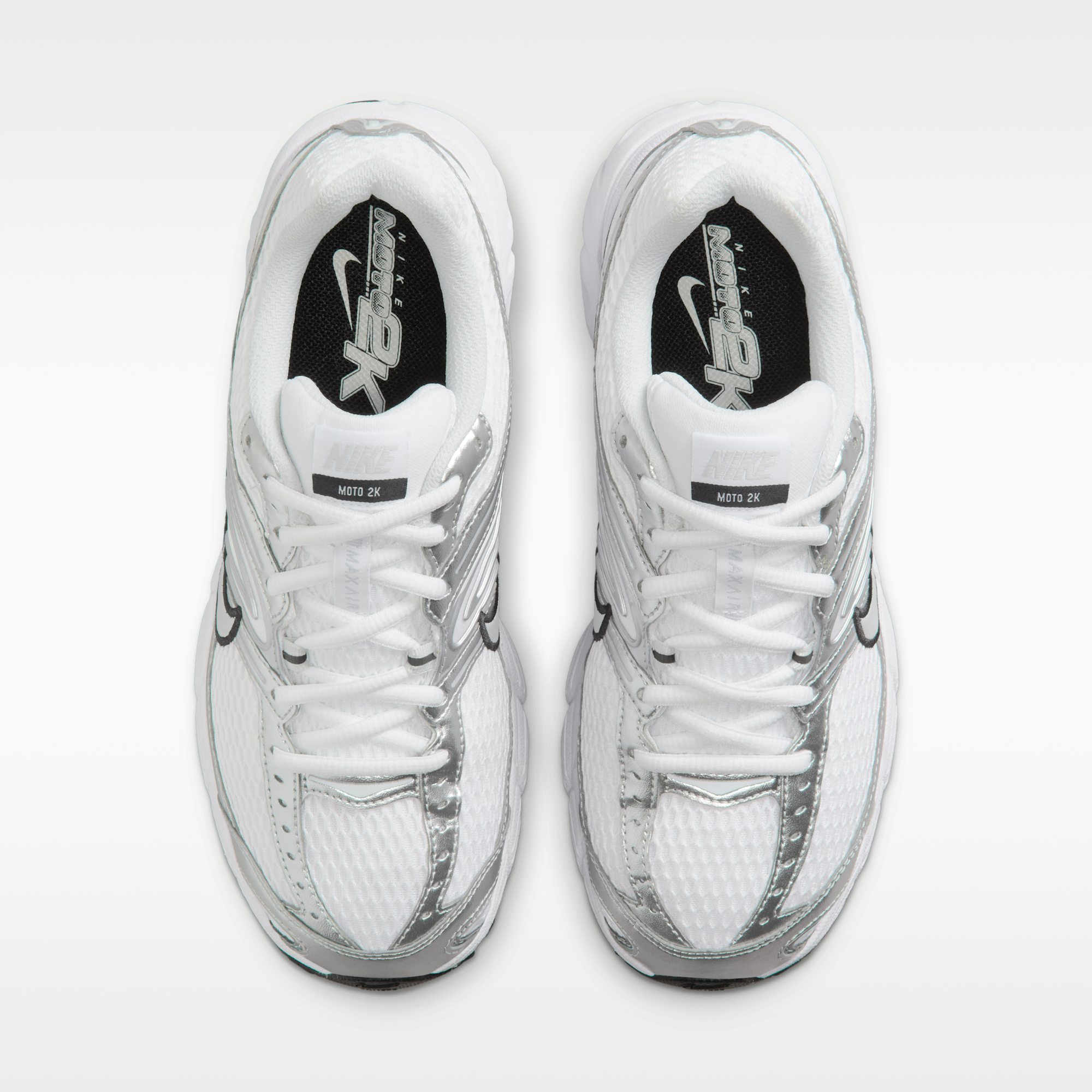 Nike Air Max Moto 2K - Λευκό/Metallic Silver/Μαύρο/Photon Dust - 4