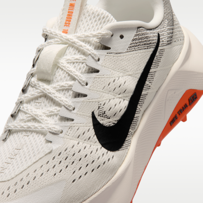 Nike Wildhorse 10 - Summit White/Safety Orange/Phantom/Μαύρο - 7