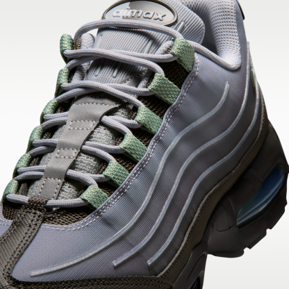 Nike Air Max 95 Big Bubble Tech - Medium Ash/Wolf Grey/Metallic Silver/Steam - 7