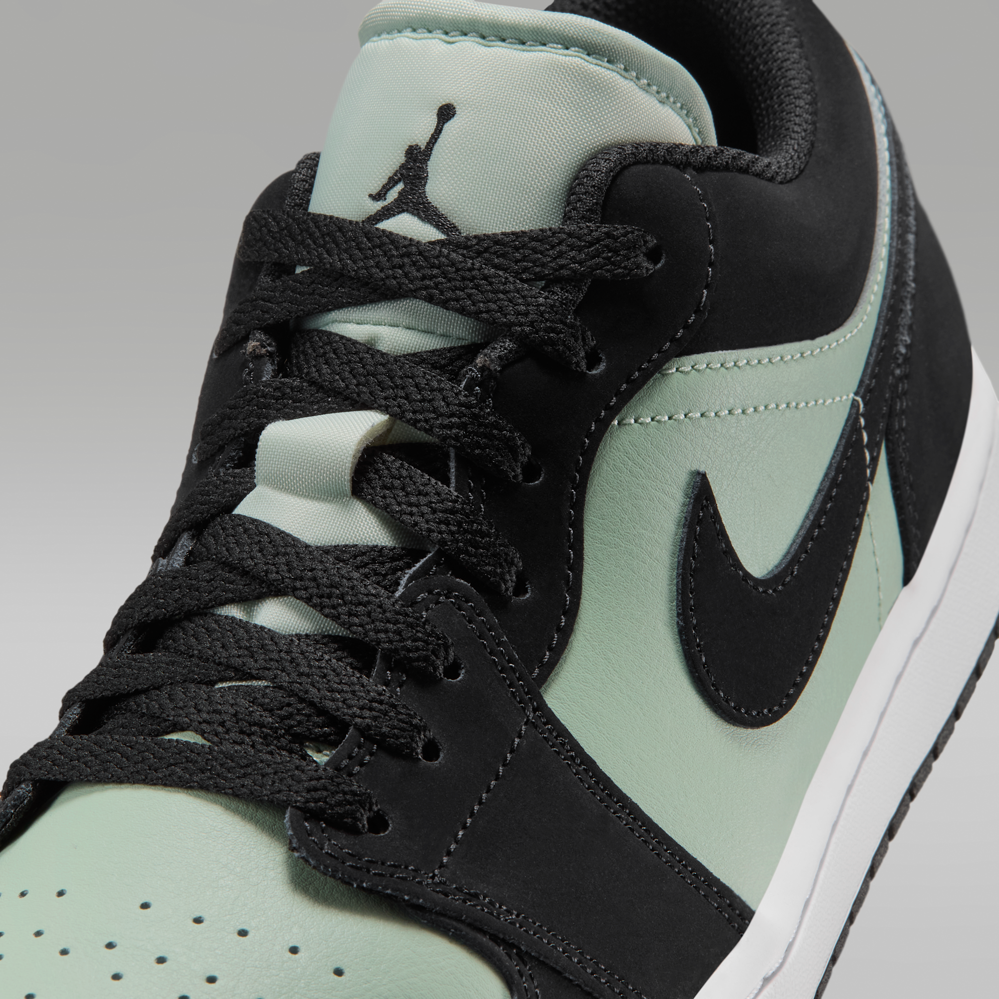 Air Jordan 1 Low - Μαύρο/Λευκό/Pistachio Frost - 7