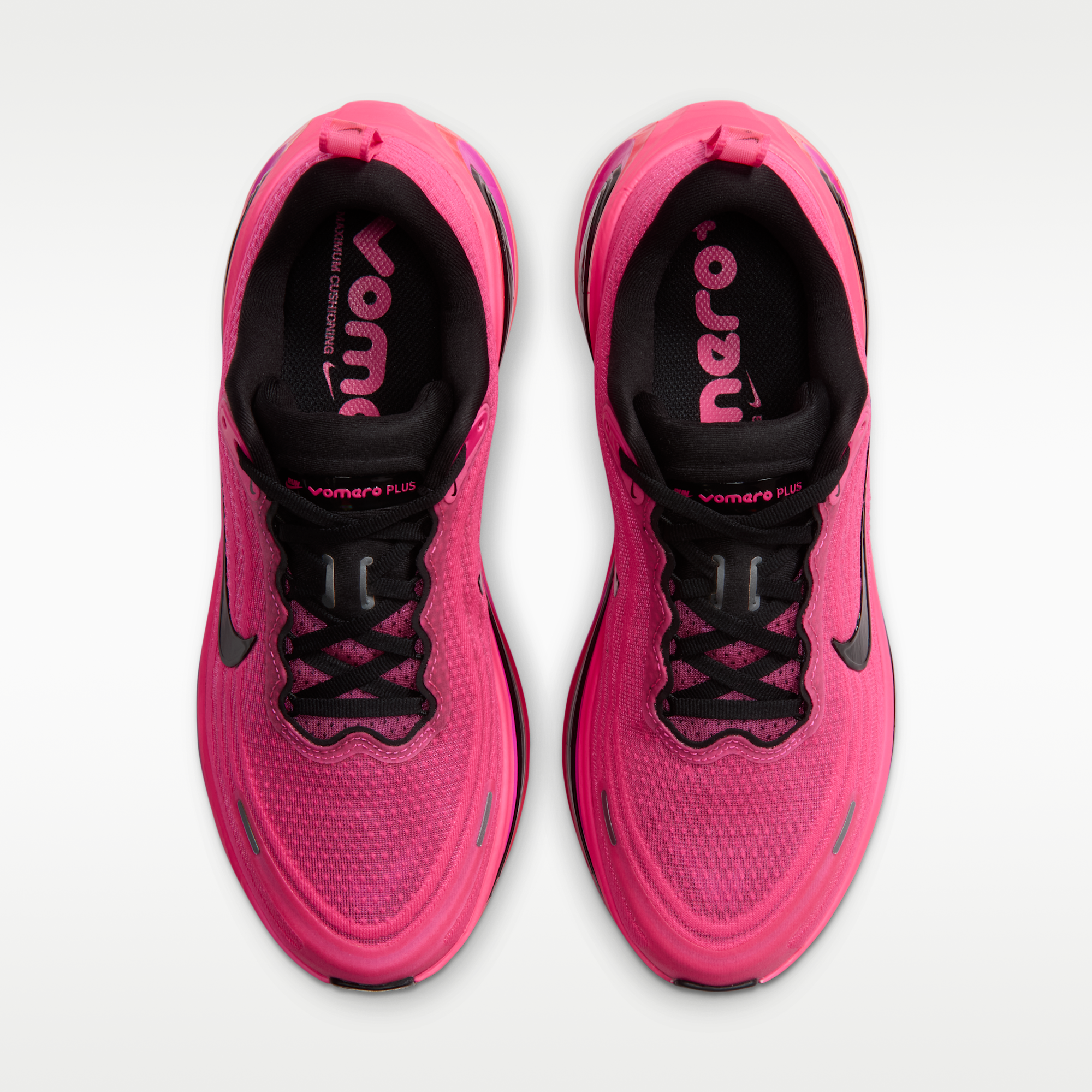 Nike Vomero Plus - Μαύρο/Hyper Pink/Fuchsia Blast/Μαύρο - 4