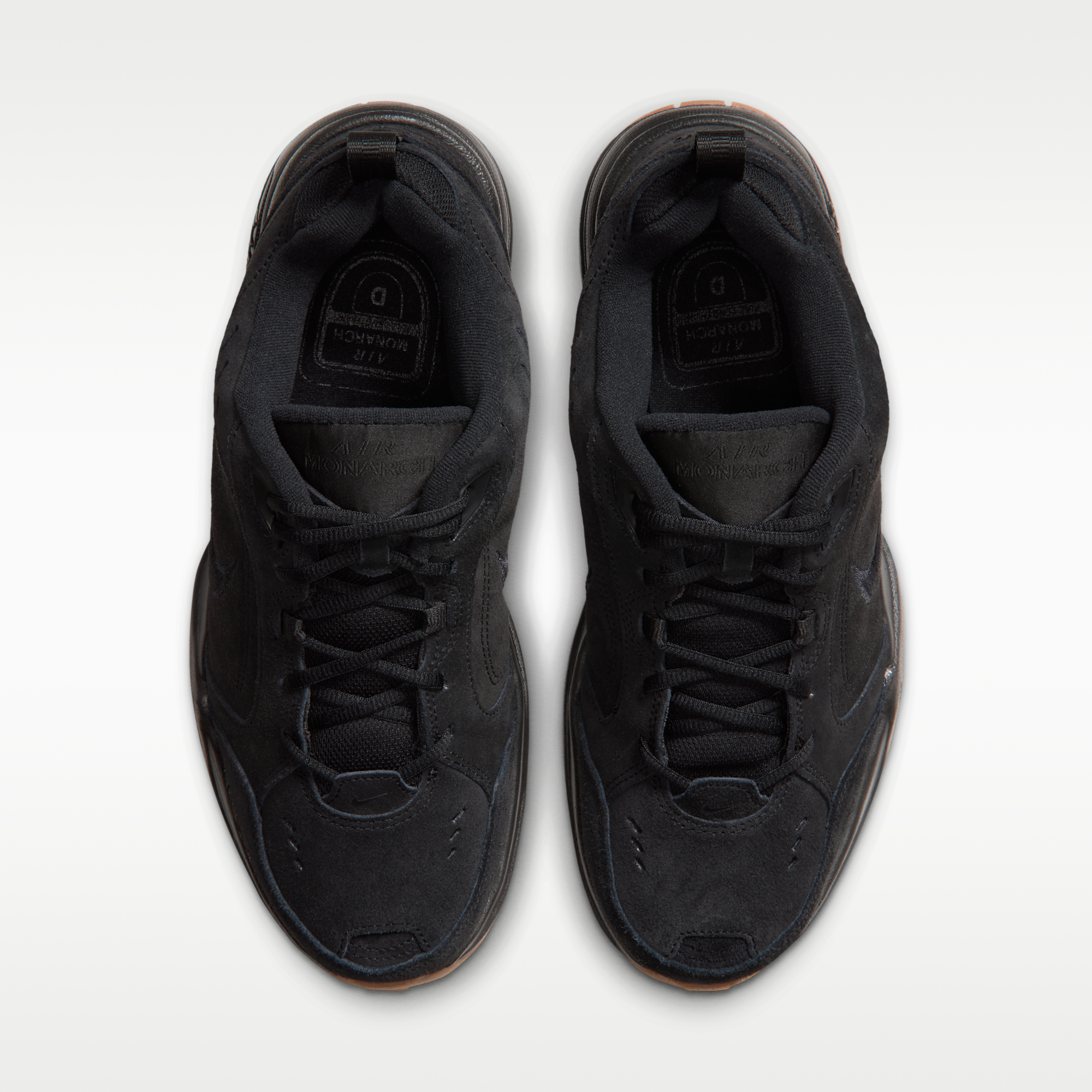 Nike Air Monarch IV - Μαύρο/Gum Medium Brown/Μαύρο - 4