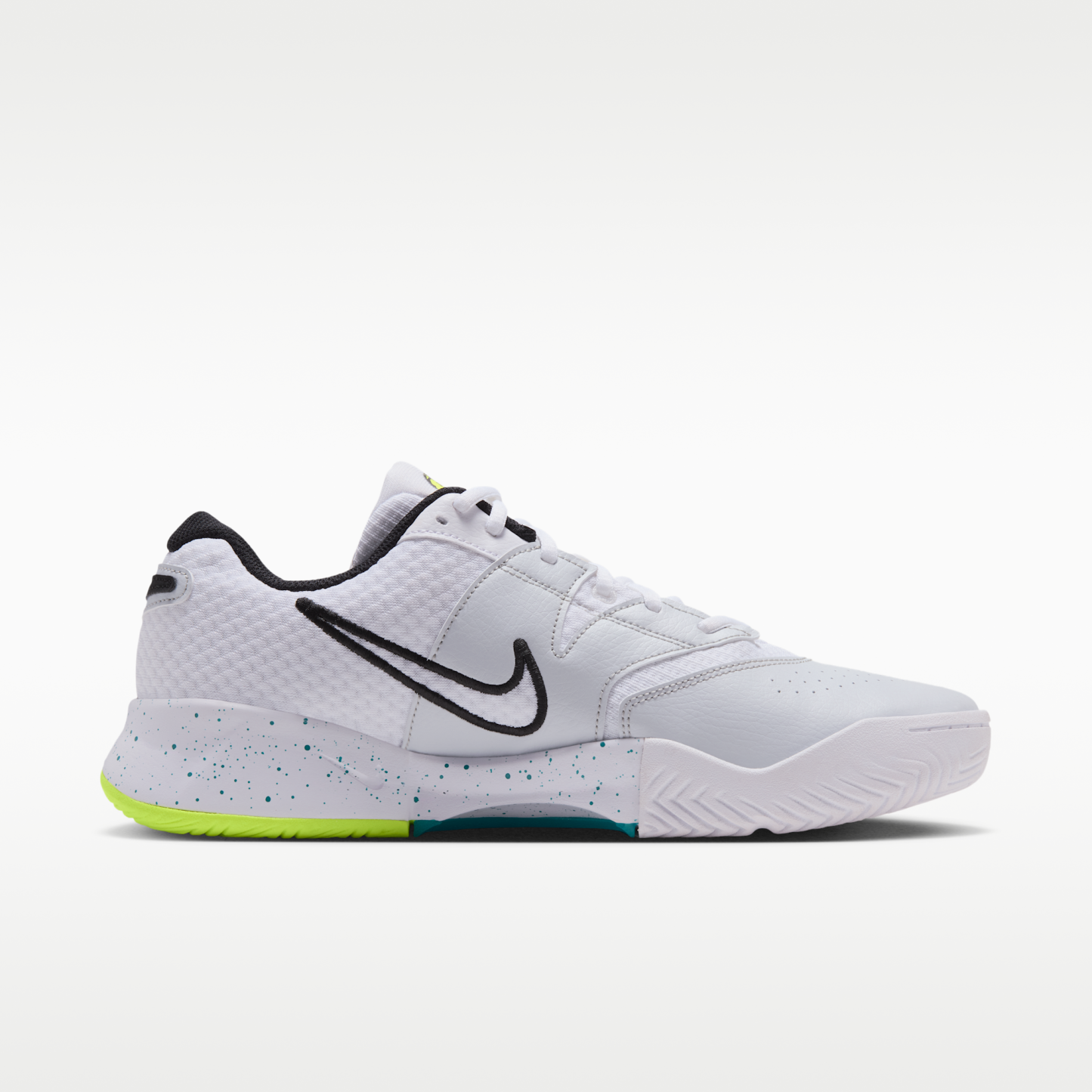 NikeCourt Lite 4 - Λευκό/Volt/Energy/Μαύρο - 3