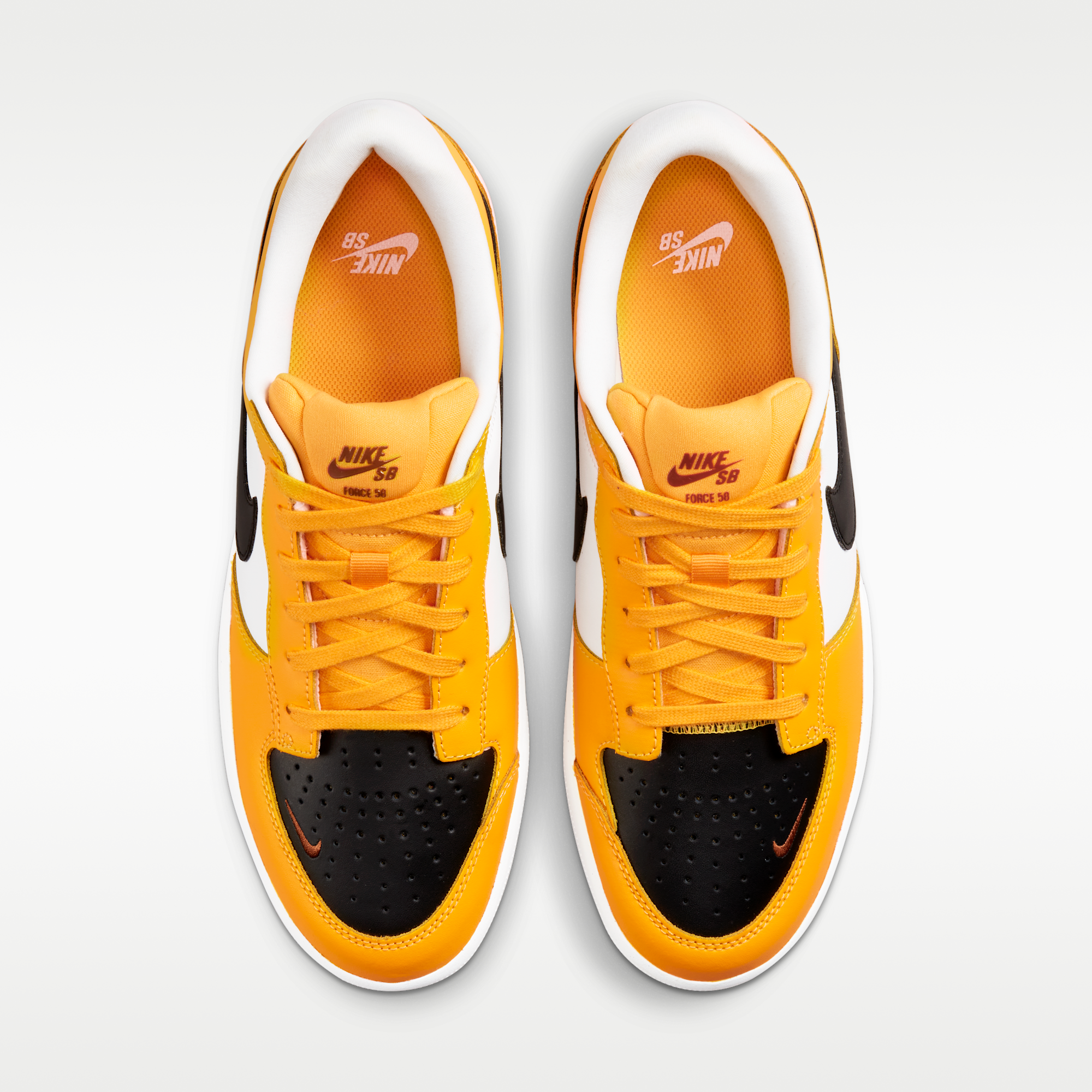 Nike SB Force 58 Premium - University Gold/Λευκό/Pecan/Μαύρο - 4