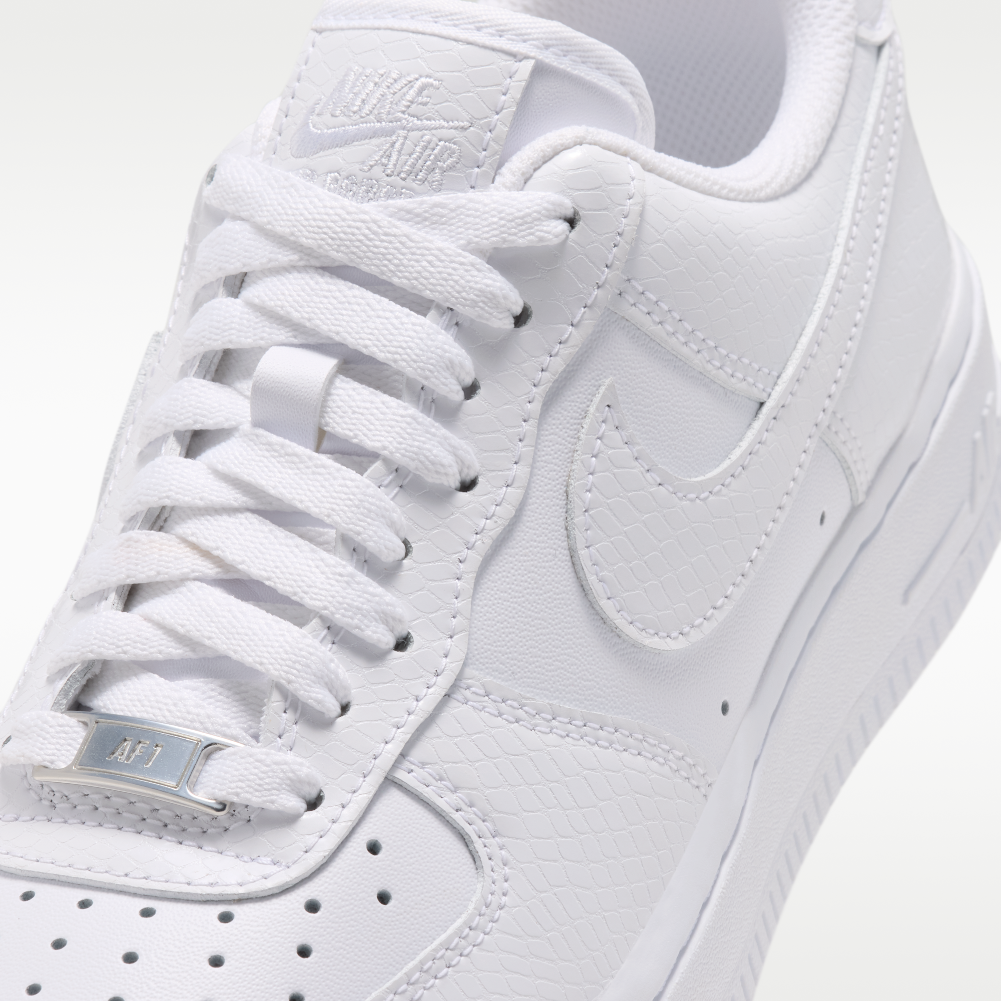 Nike Air Force 1 '07 - Λευκό/Metallic Silver/Λευκό - 7