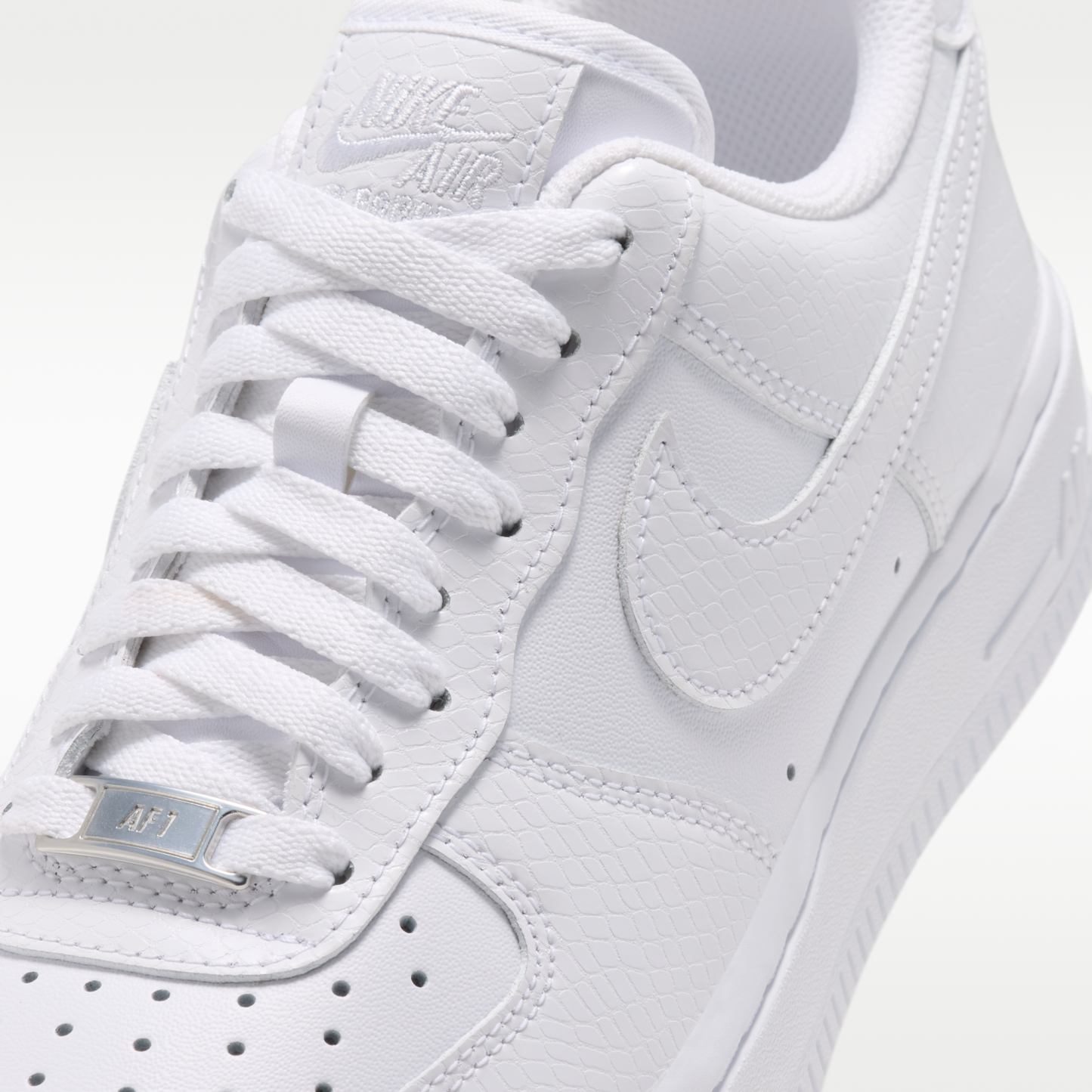 Nike Air Force 1 '07 - Λευκό/Metallic Silver/Λευκό - 7