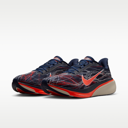 Nike Pegasus 42 - Obsidian/Light Bone/Bright Crimson/Dynamic Yellow - 5