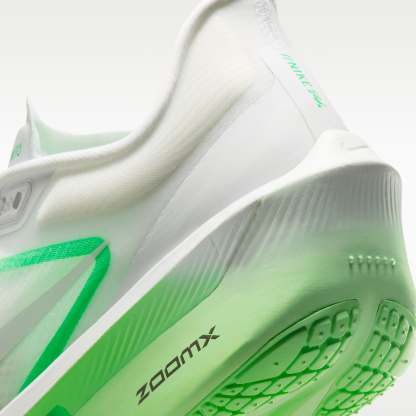 Nike Zoom Fly 6 - Λευκό/Illusion Green/Green Spark/Metallic Silver - 8