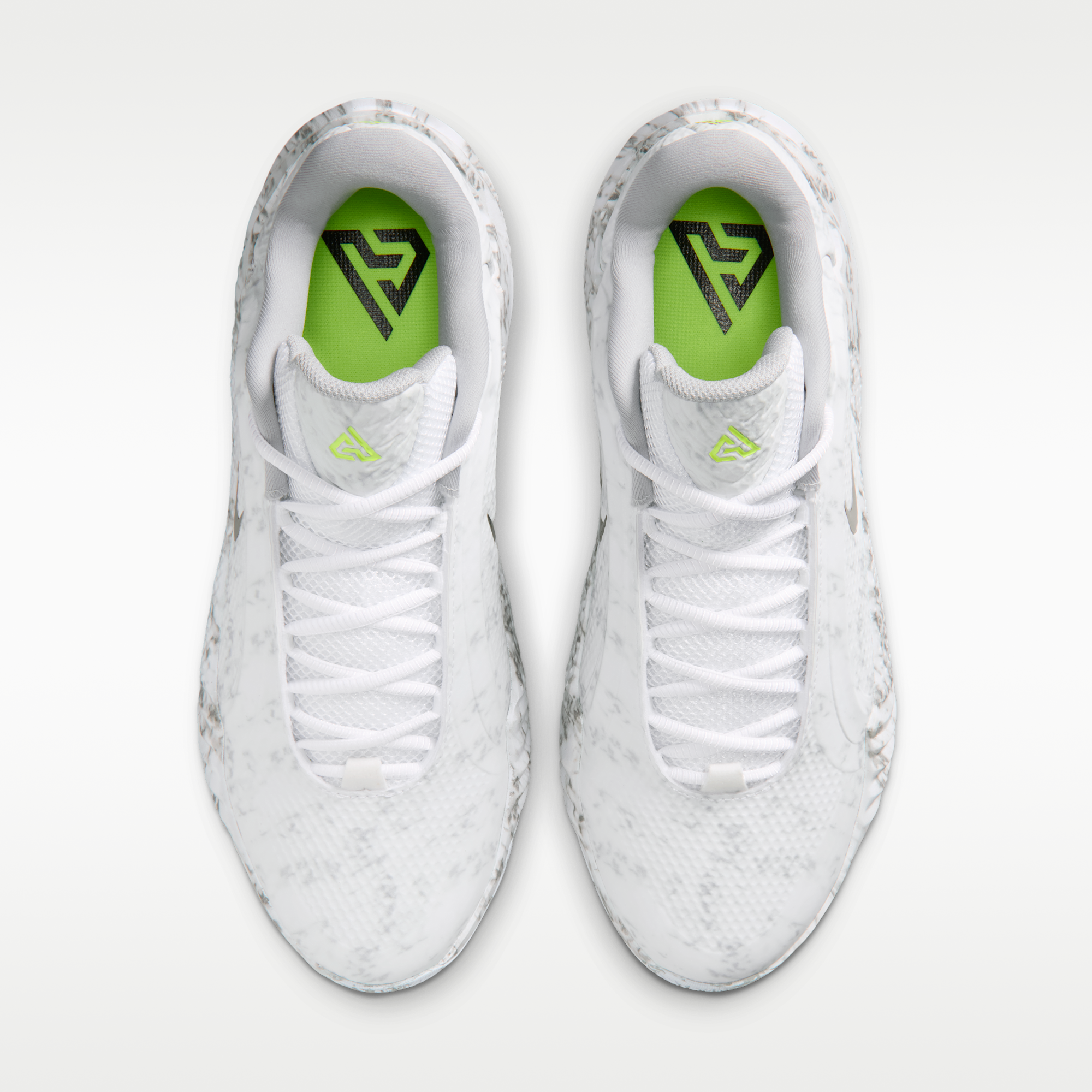 Giannis Freak 8 - Λευκό/Light Smoke Grey/Μαύρο/Metallic Silver - 4