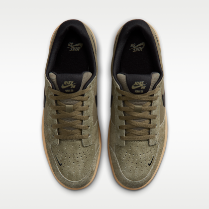Nike SB Force 58 - Medium Olive/Medium Olive/Gum Light Brown/Μαύρο - 4