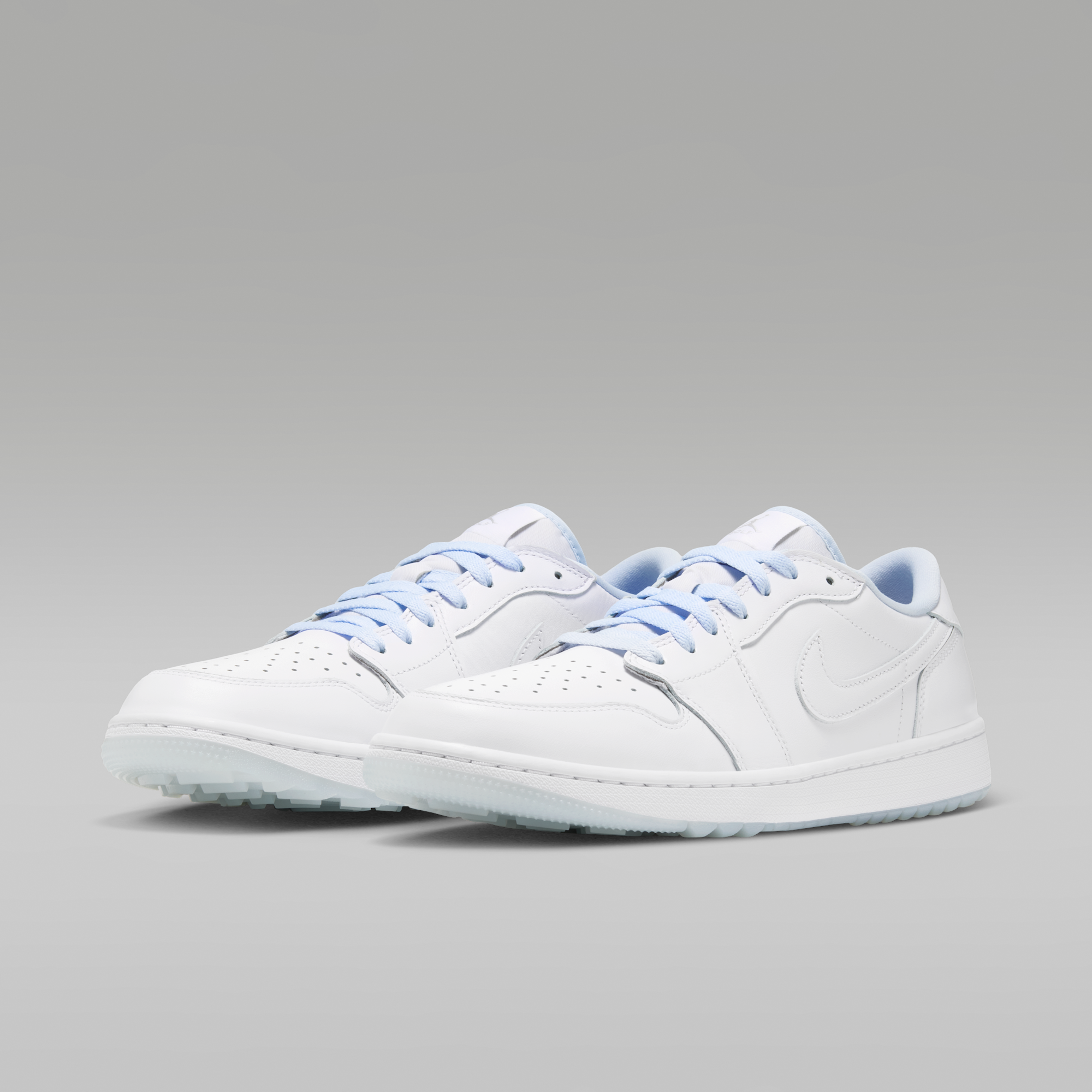 Air Jordan 1 Low G - Λευκό/Hydrogen Blue/Metallic Silver/Λευκό - 5