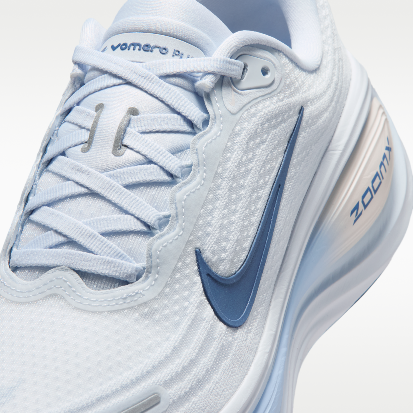 Nike Vomero Plus - Λευκό/Aluminum/Football Grey/Mystic Navy - 7