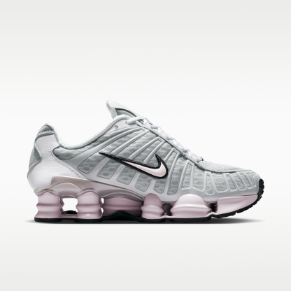 Nike Shox TL - Neutral Grey/Metallic Silver/Μαύρο/Pearl Pink - 3