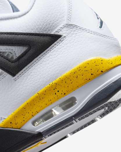 Air Jordan 4 Retro "Tour Yellow" - Λευκό/Dark Blue Grey/Μαύρο/Tour Yellow - 9