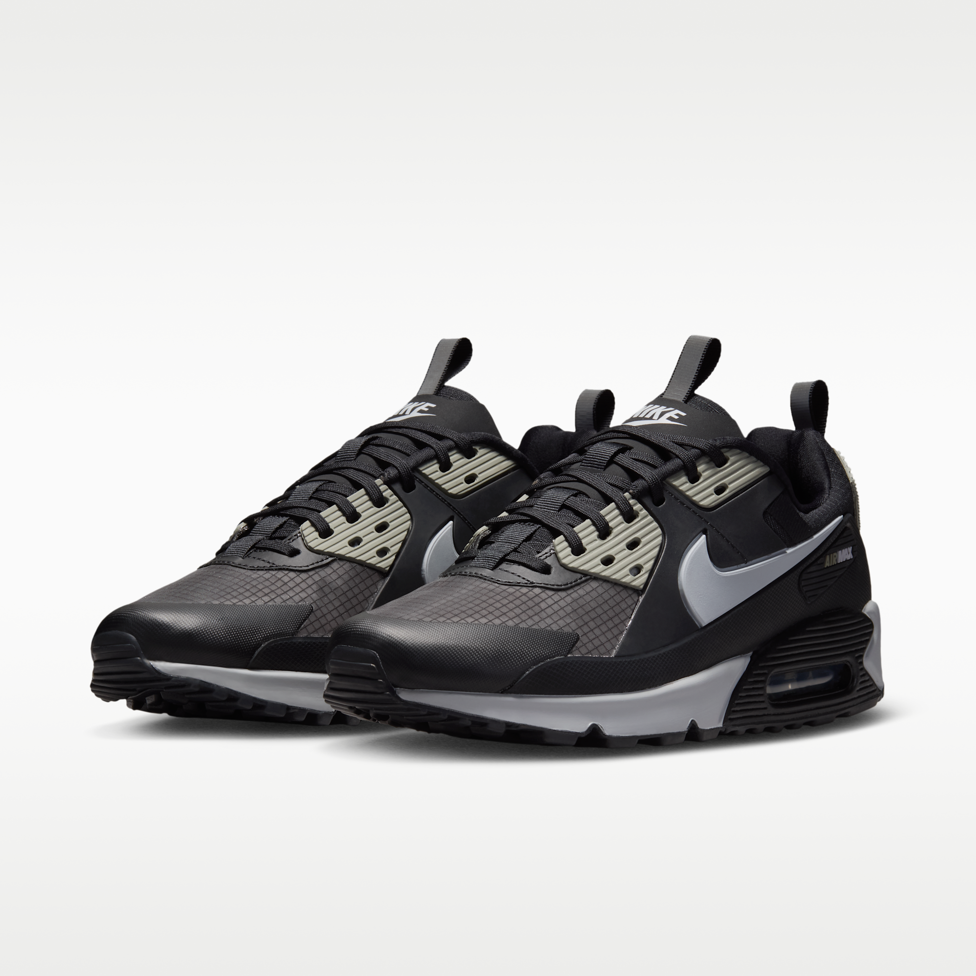Nike Air Max 90 Drift - Μαύρο/Dark Stucco/Reflect Silver/Wolf Grey - 5