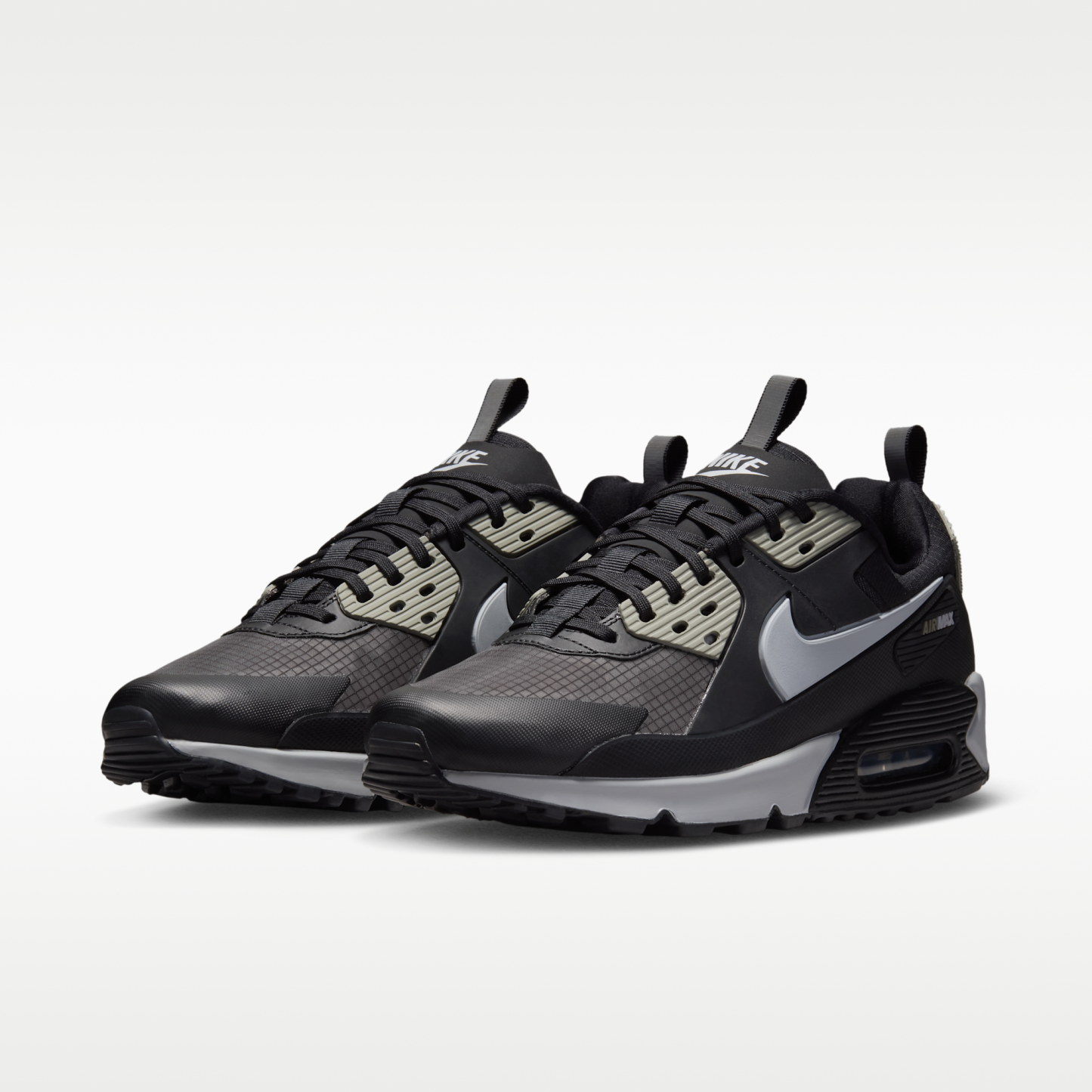 Nike Air Max 90 Drift - Μαύρο/Dark Stucco/Reflect Silver/Wolf Grey - 5