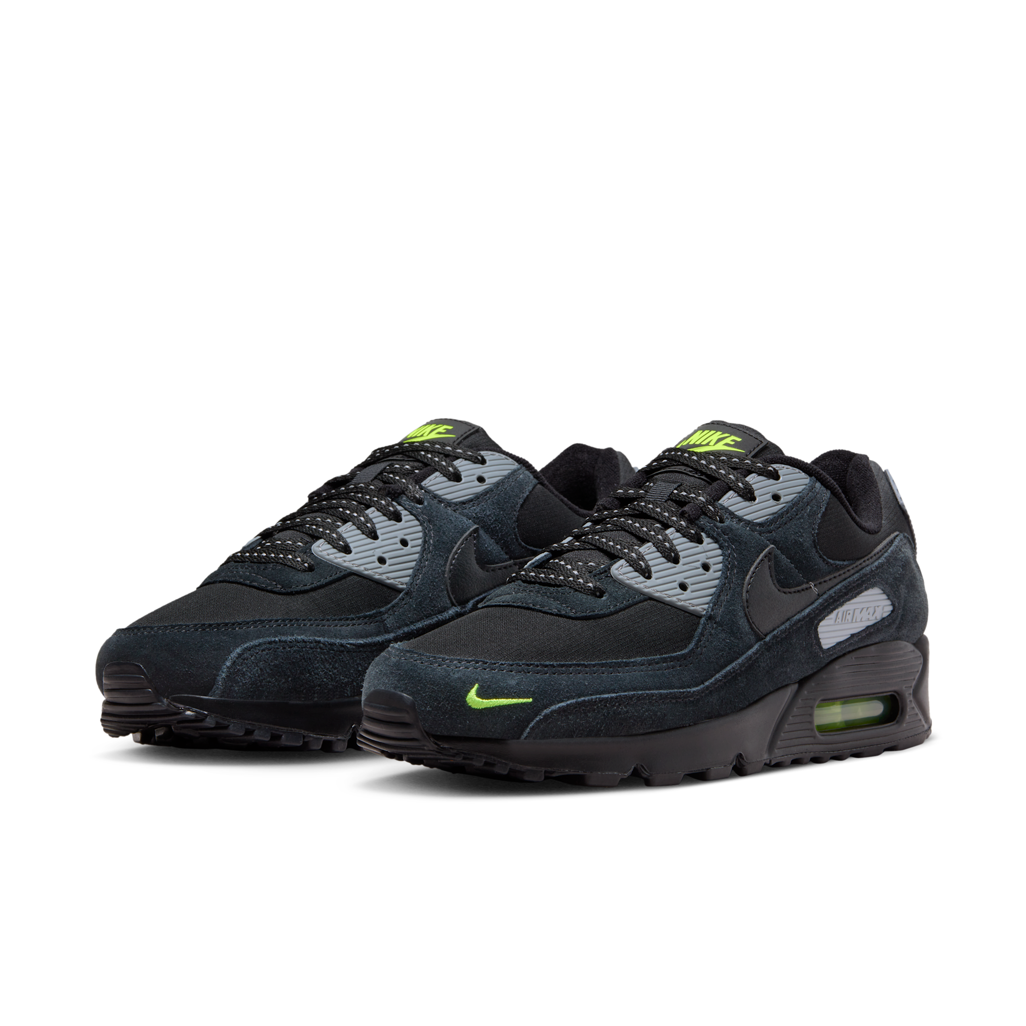 Nike Air Max 90 - Μαύρο/Volt/Cool Grey/Μαύρο - 5
