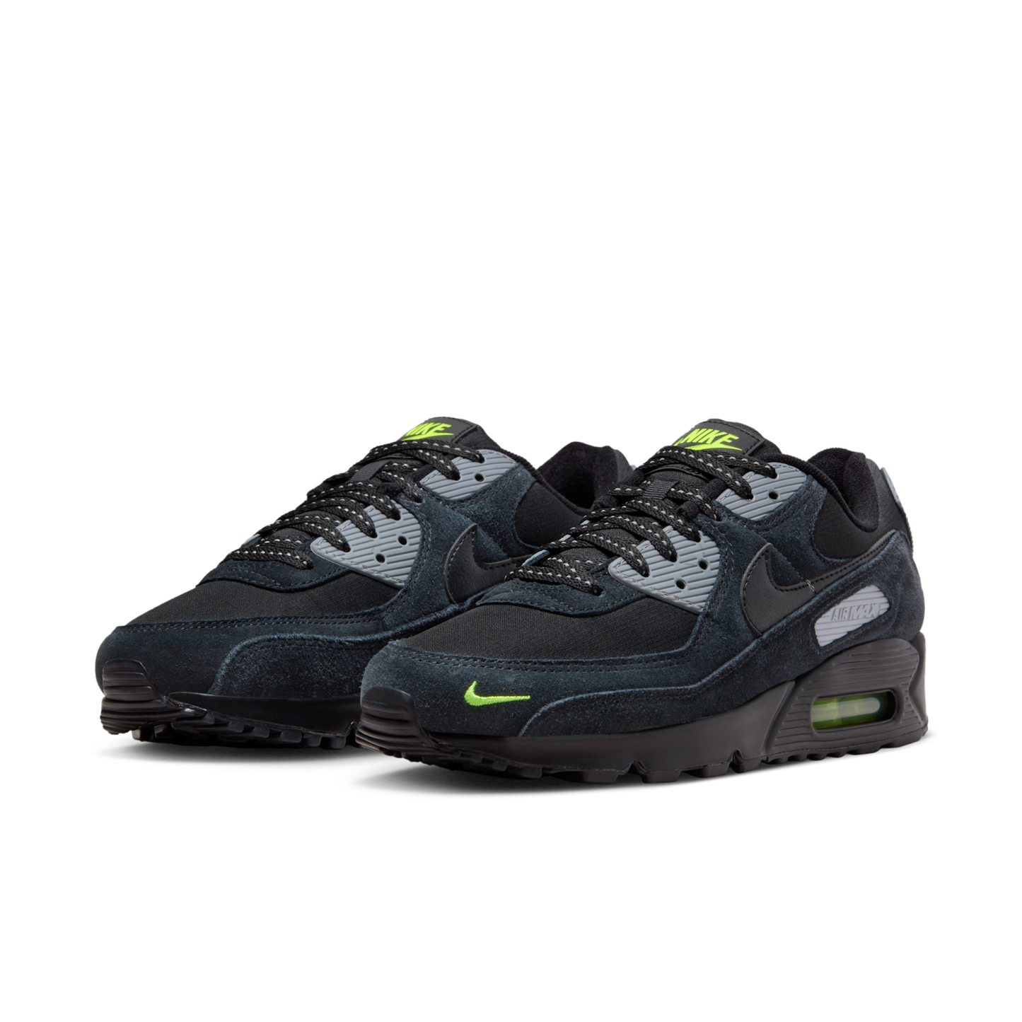 Nike Air Max 90 - Μαύρο/Volt/Cool Grey/Μαύρο - 5