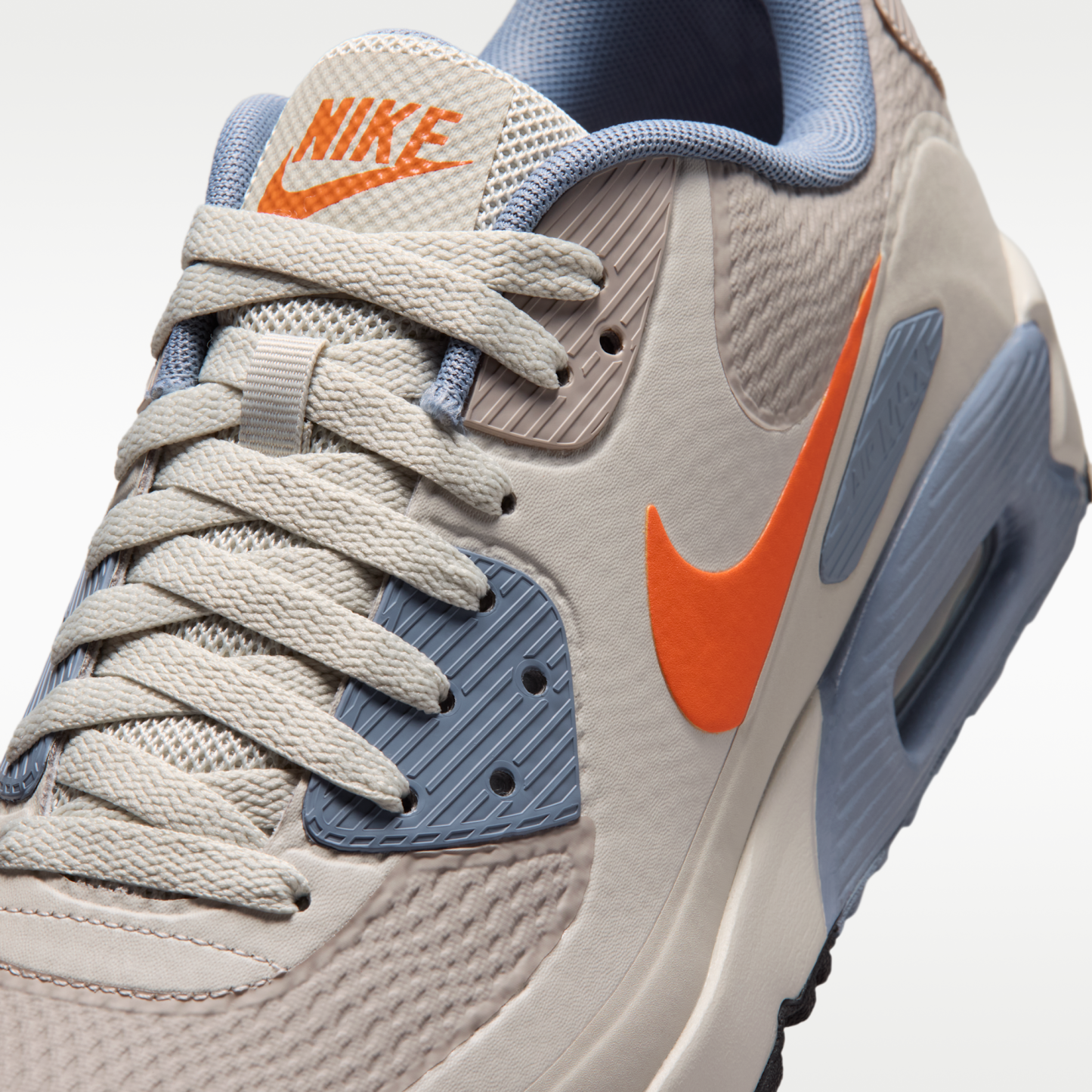 Nike Air Max 90 G - Moon Particle/Light Bone/Ashen Slate/Safety Orange - 7