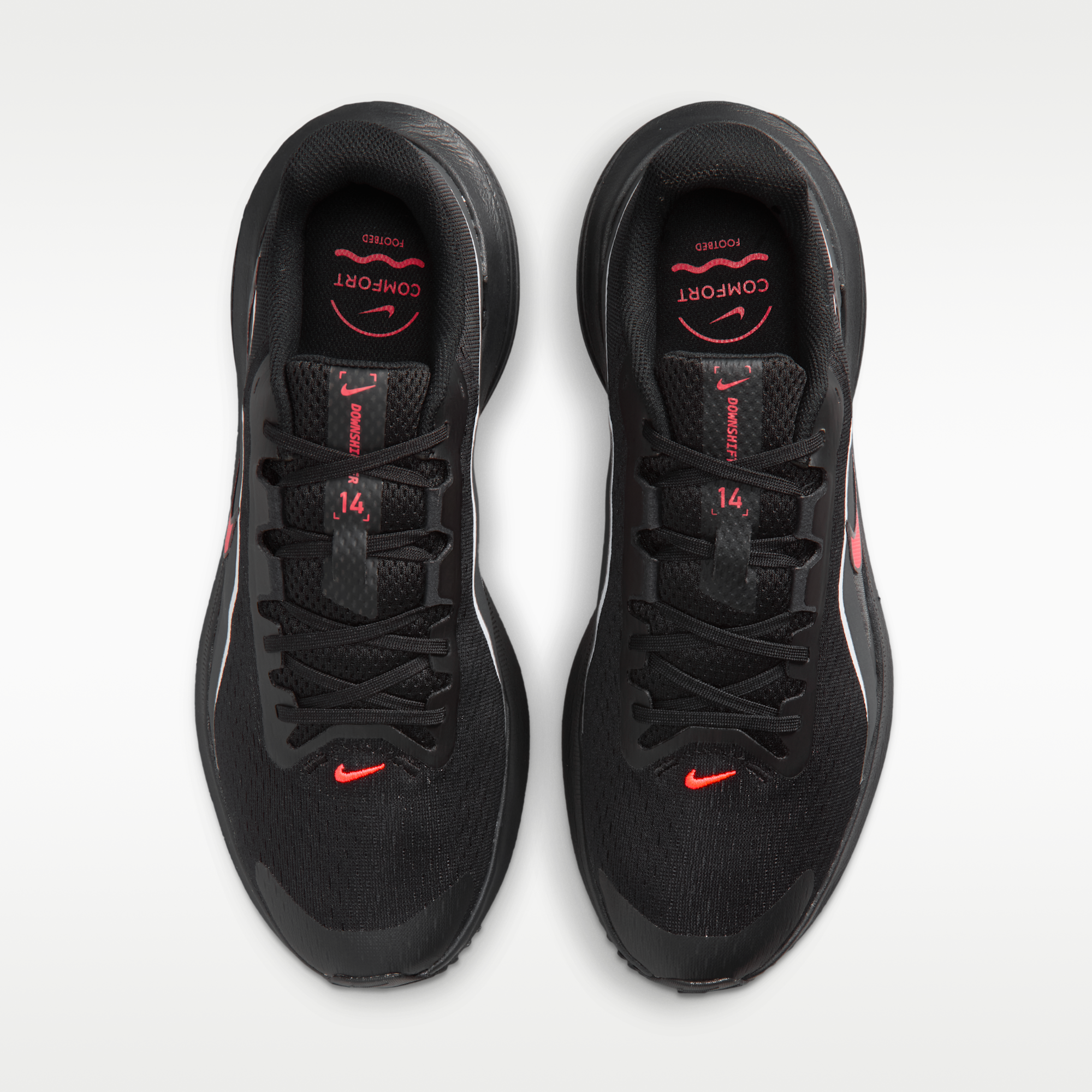 Nike Downshifter 14 - Μαύρο/Anthracite/Λευκό/Red Orbit - 4