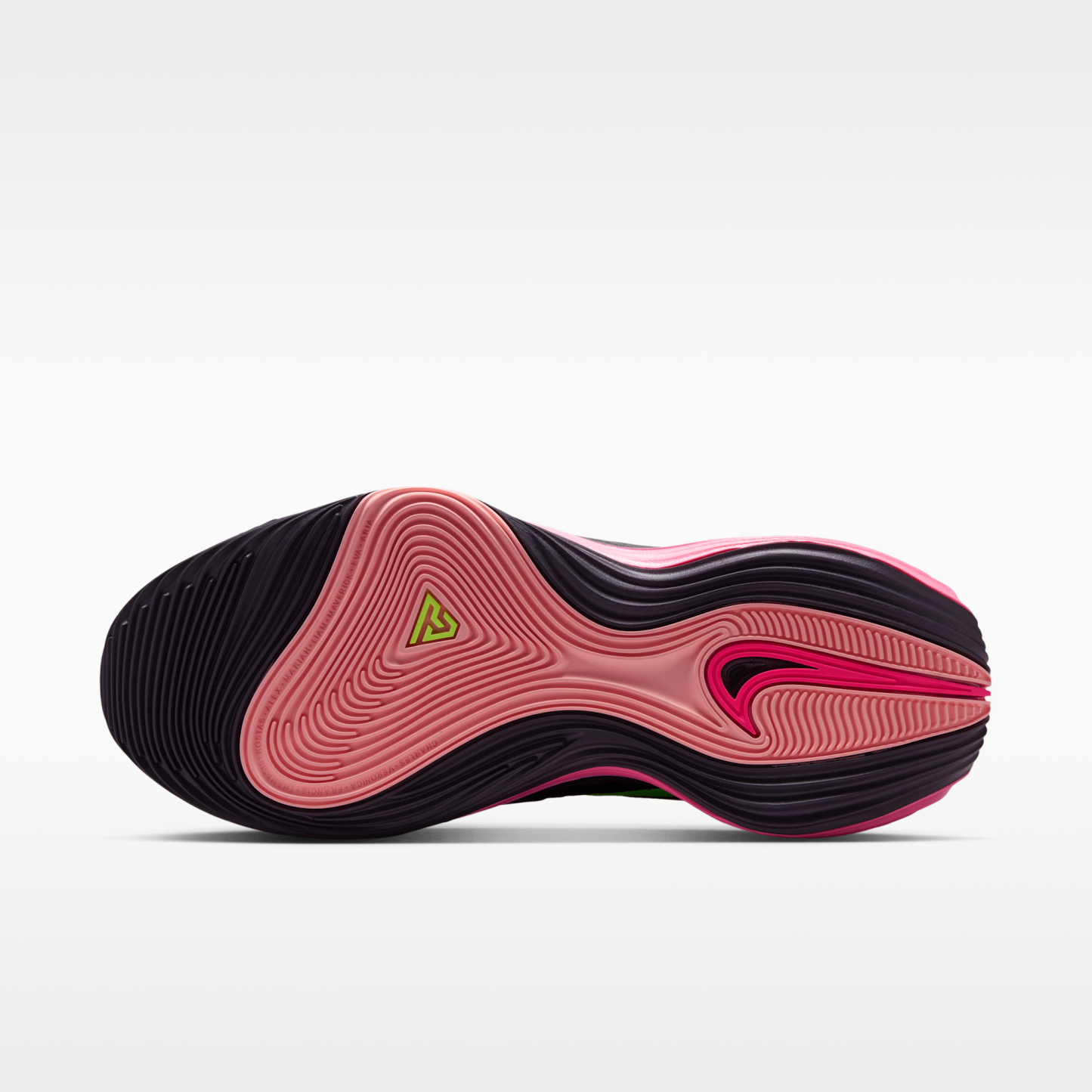 Giannis Immortality 5 - Hyper Pink/Oracle Pink/Μαύρο/Volt - 2